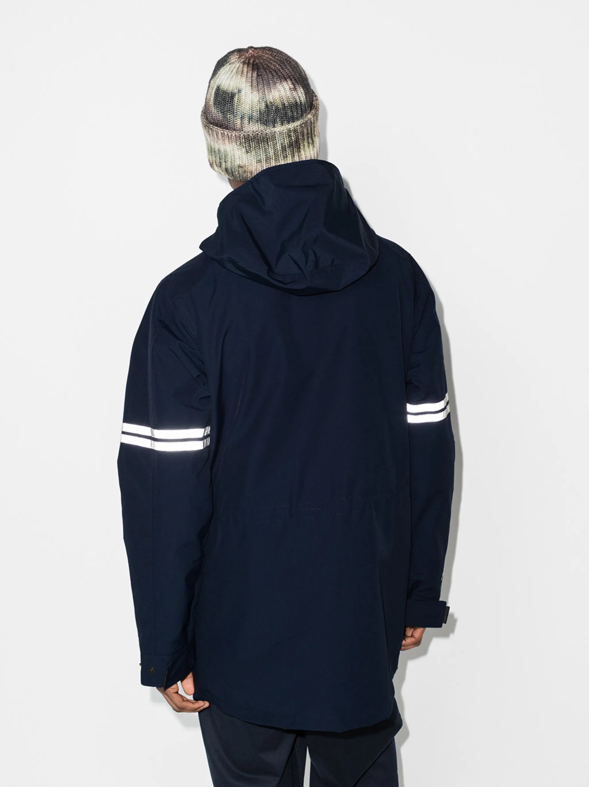 Science Research hooded parka coat