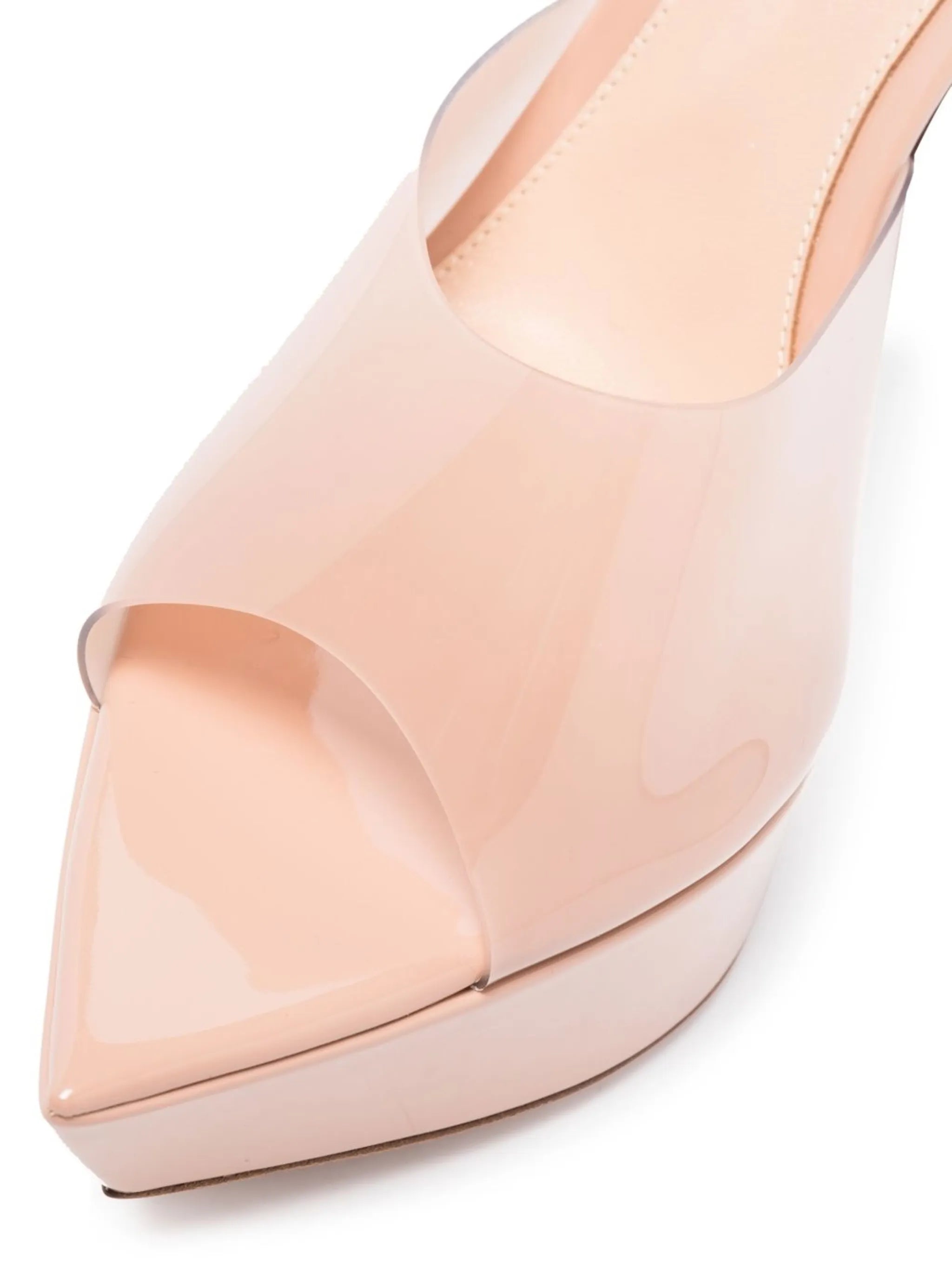 Betty pointed platform mules