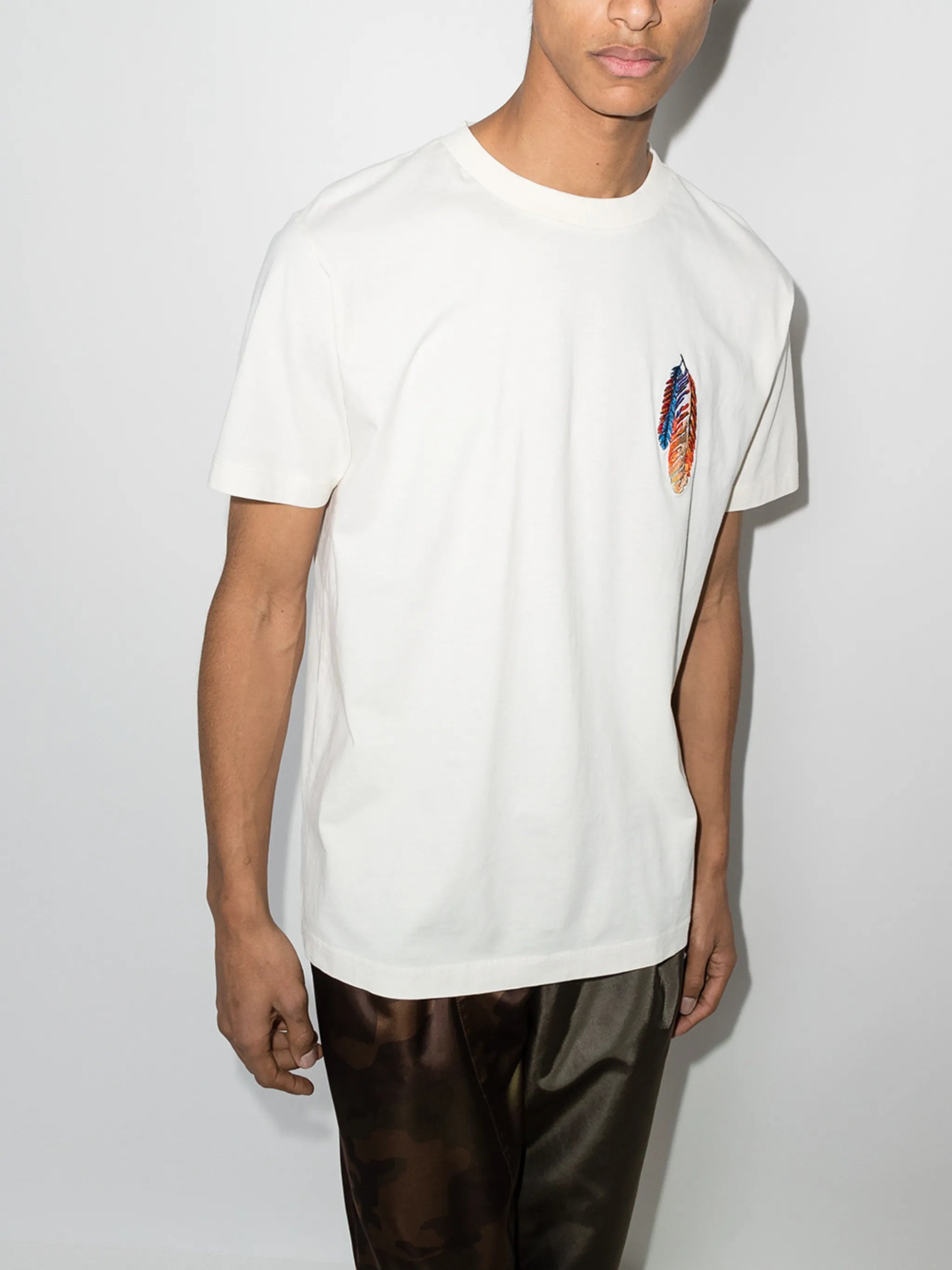 Feathers short-sleeve T-shirt