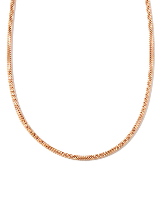 18kt rose gold Indian Chain necklace