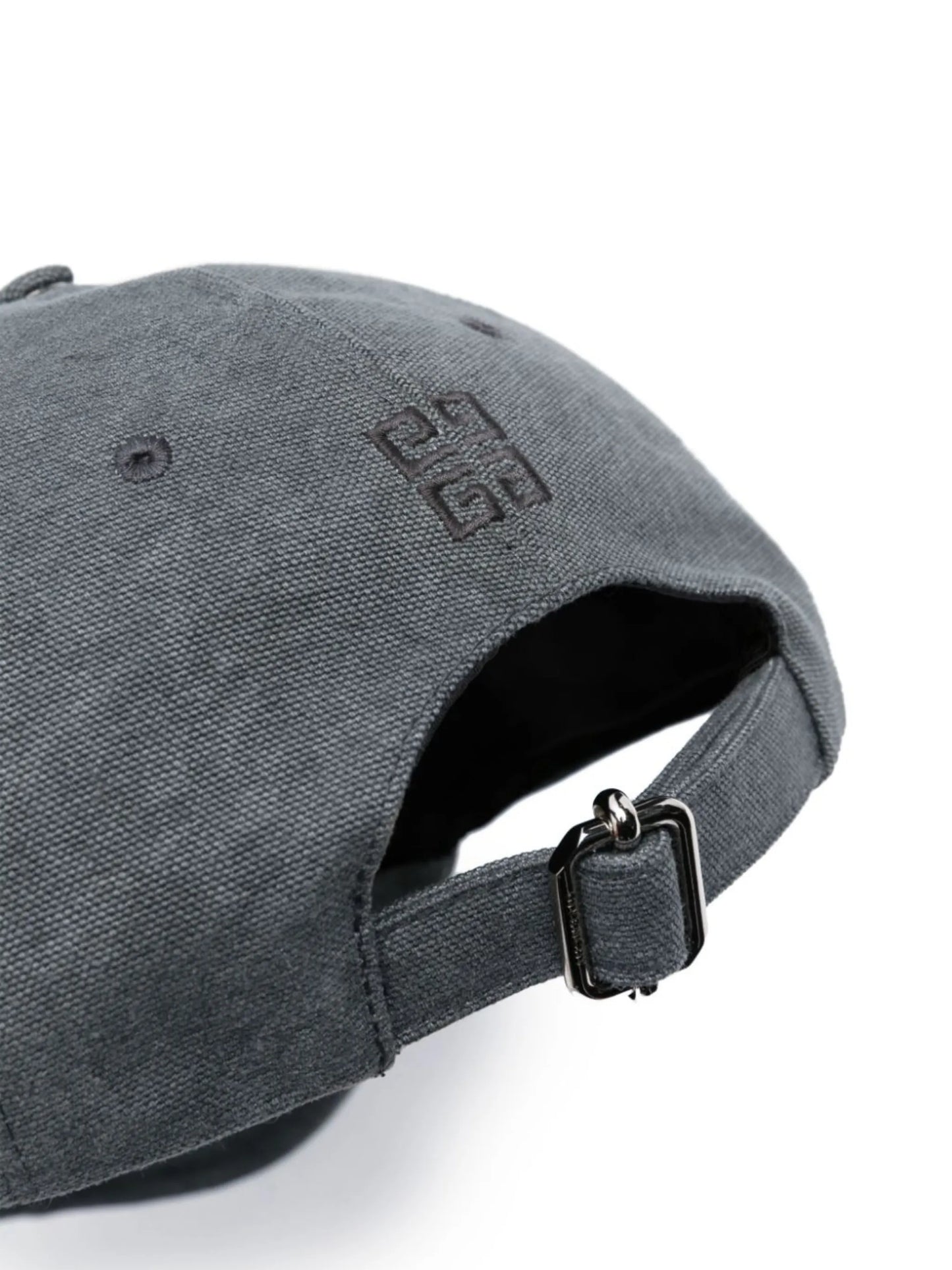 logo-embroidered curved cap