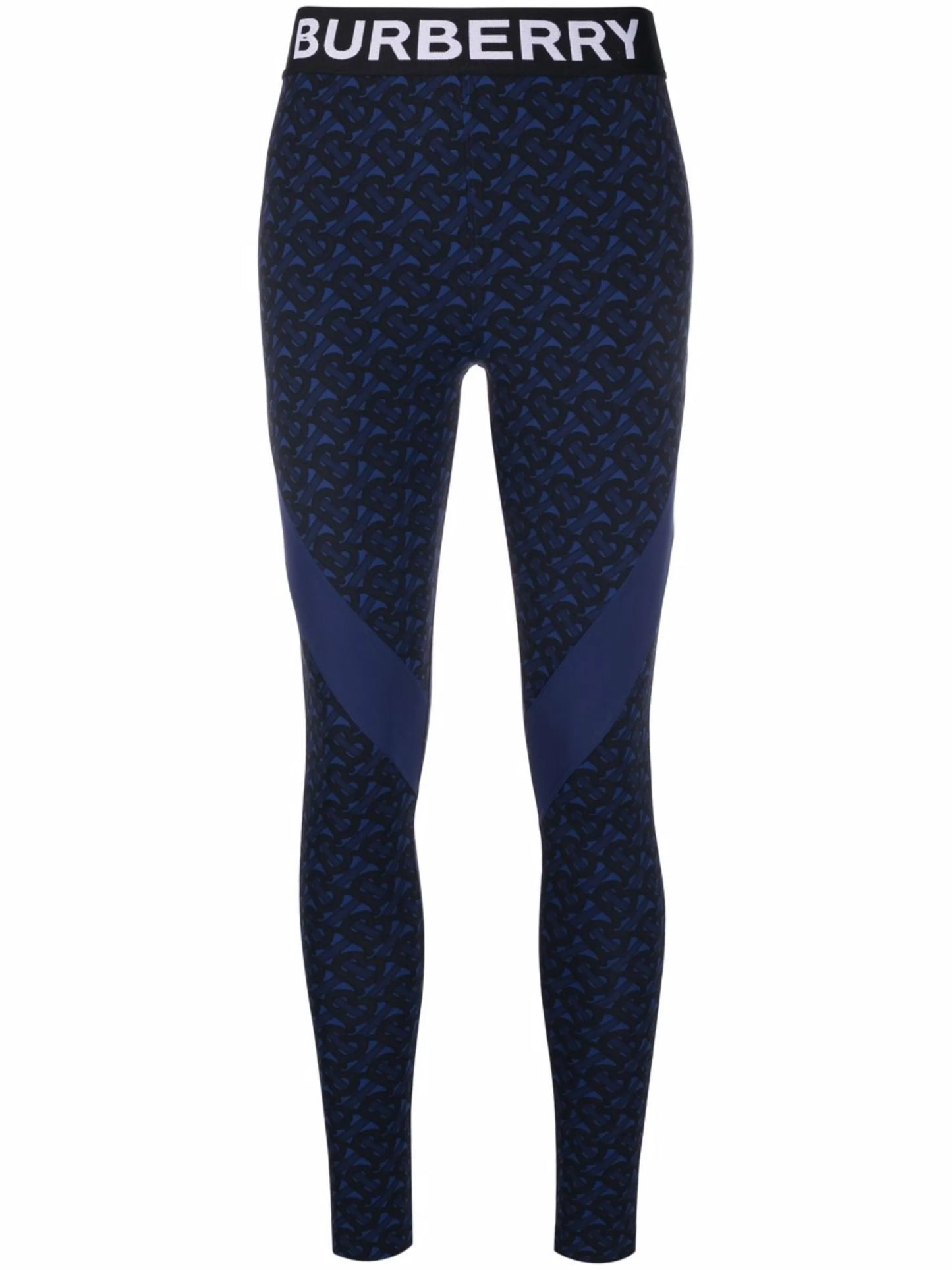 TB monogram-print high-waisted leggings