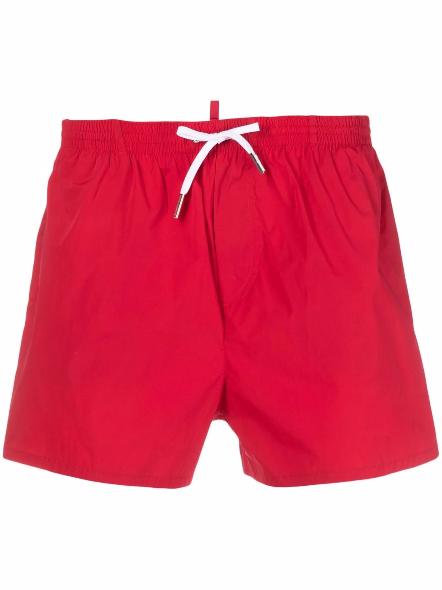 Icon-print drawstring swim shorts