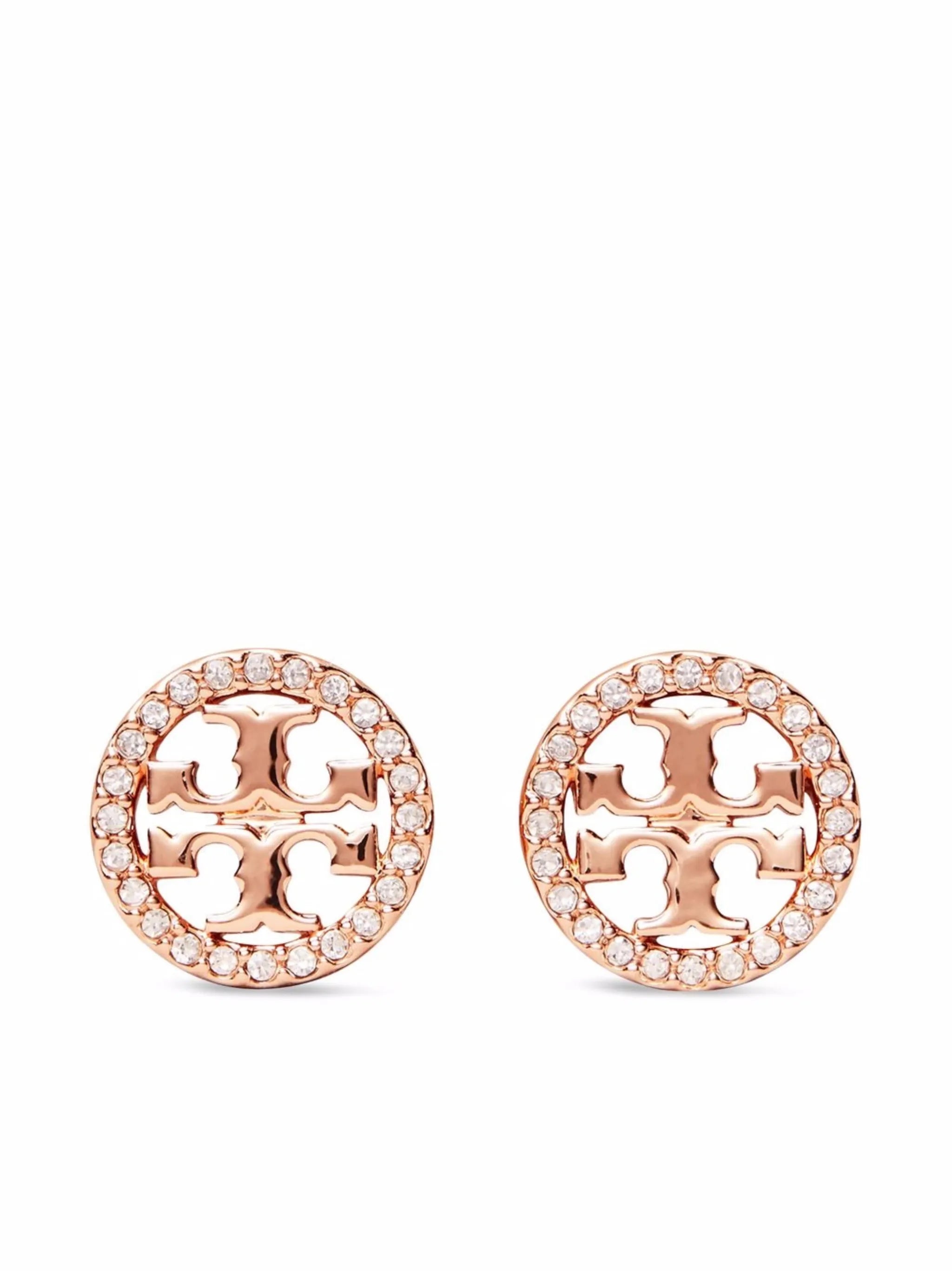 Icon pavé stud earrings