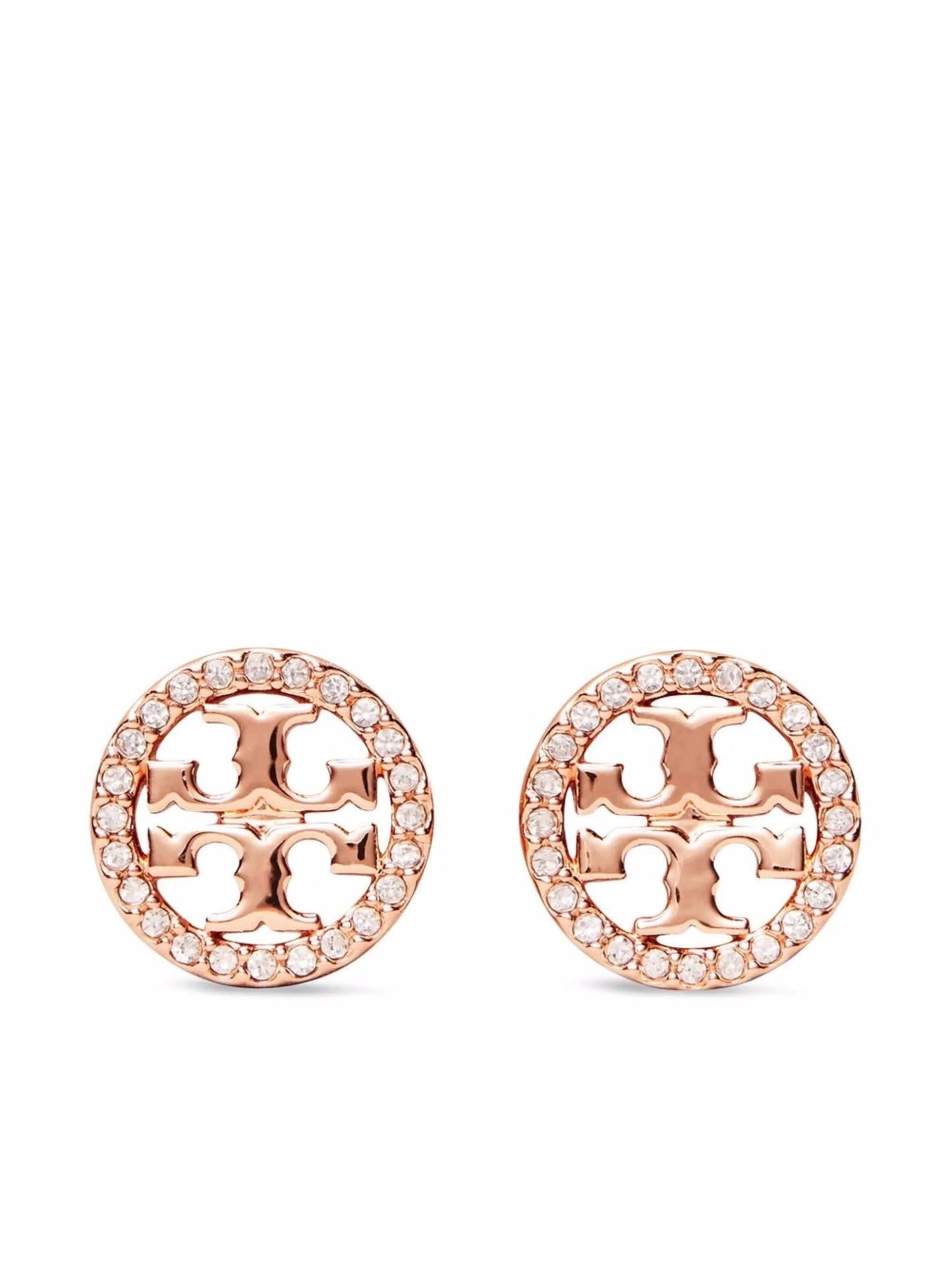 Icon pavé stud earrings