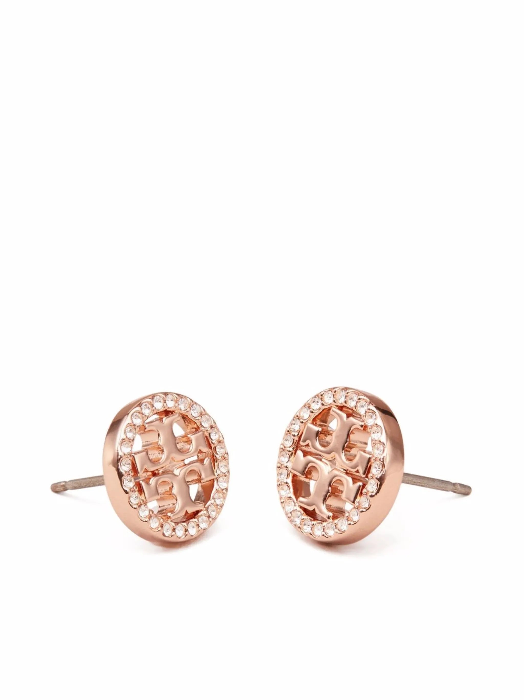 Icon pavé stud earrings