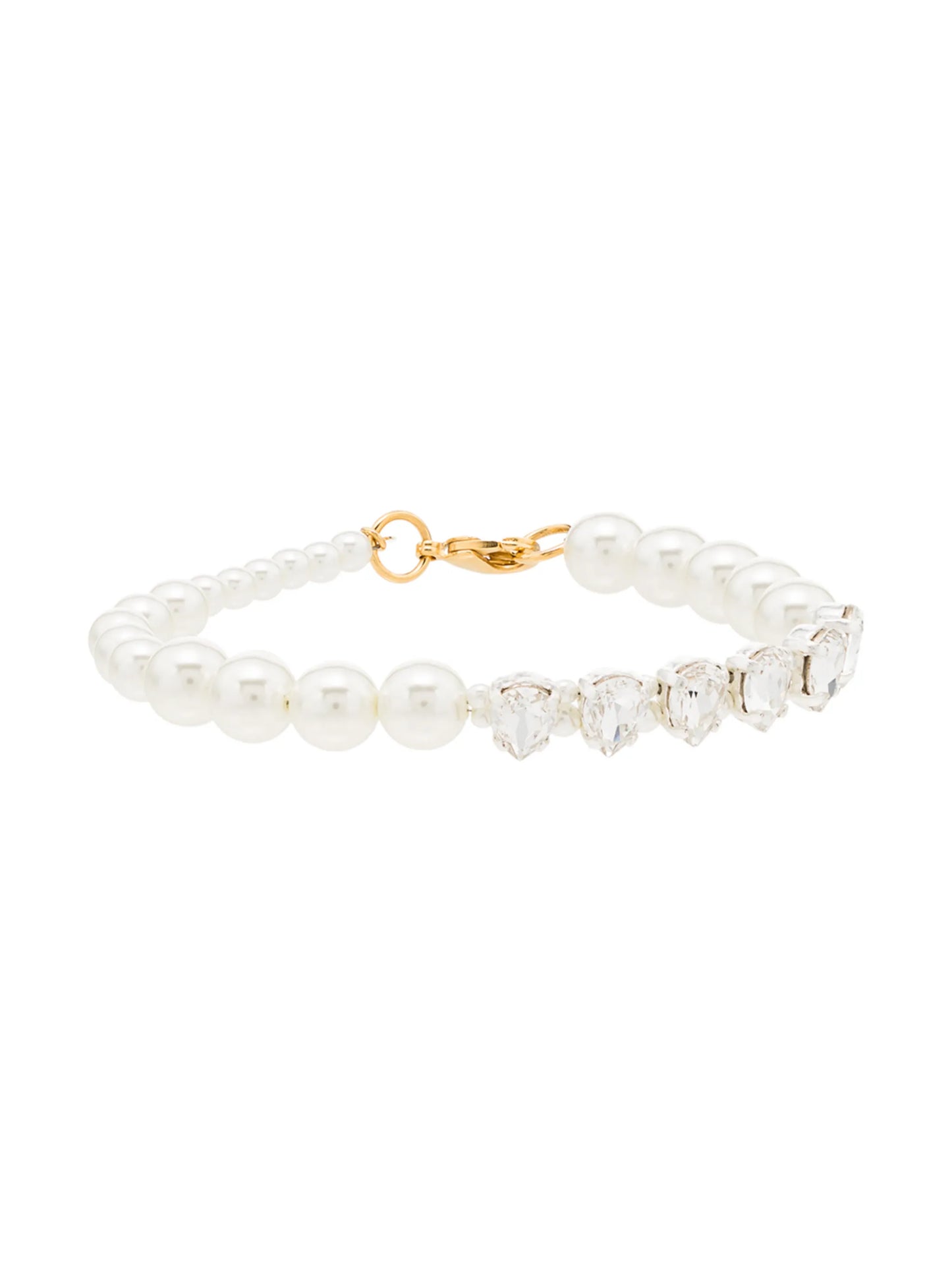 pearl and crystal bracelet