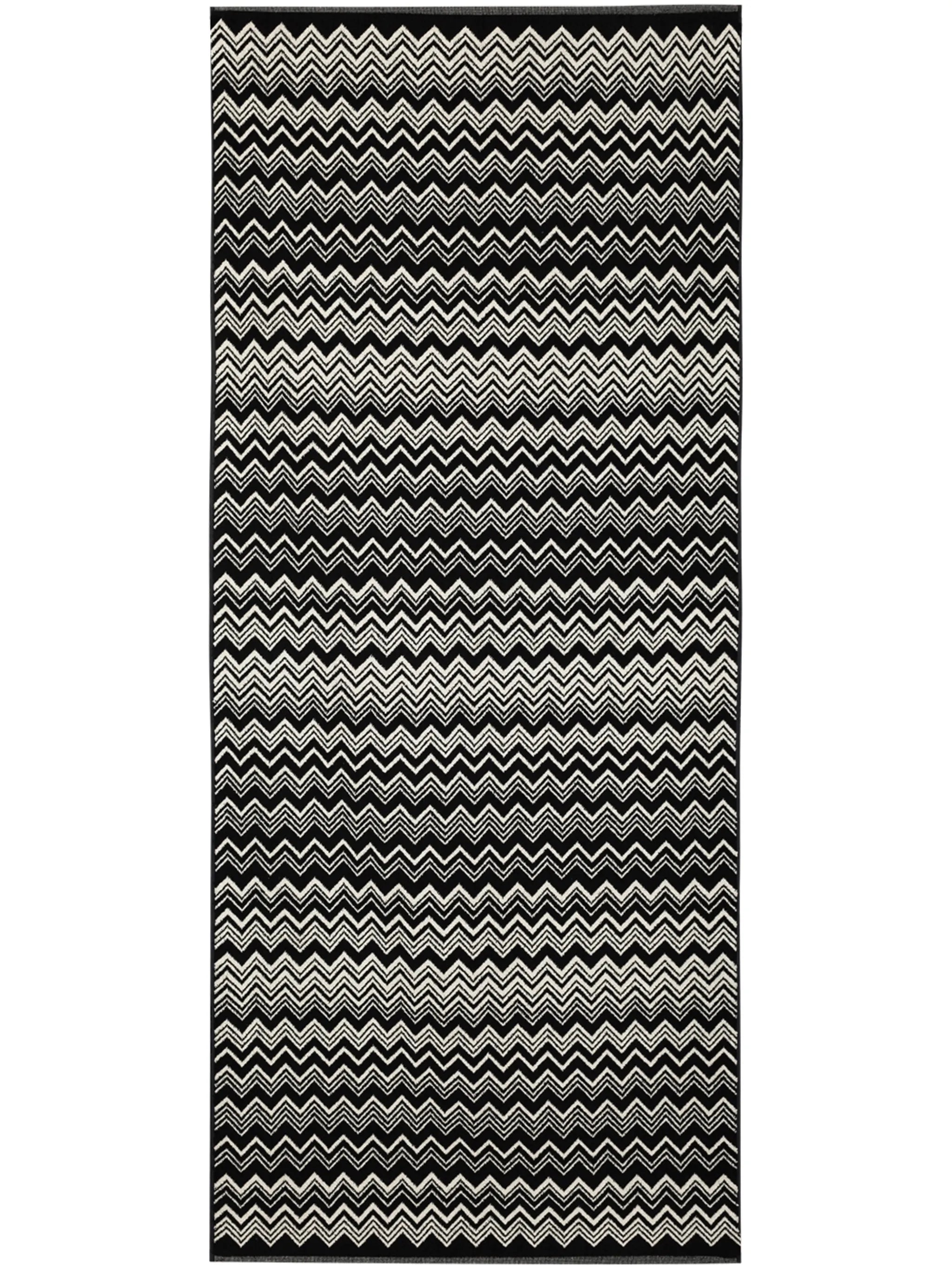 Keith zigzag woven bath mat