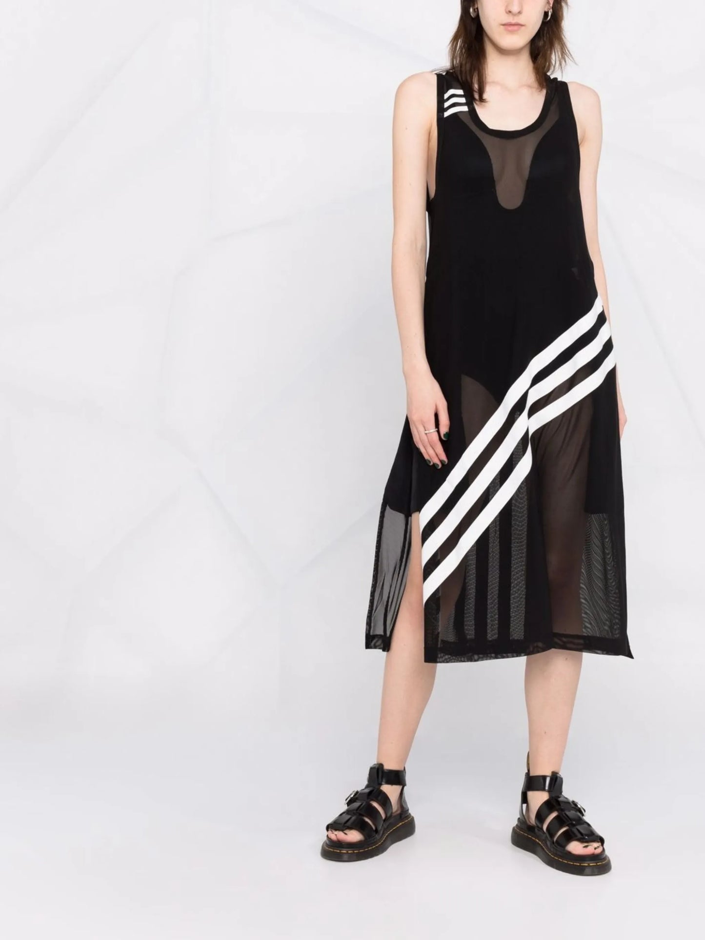 mesh tank dress