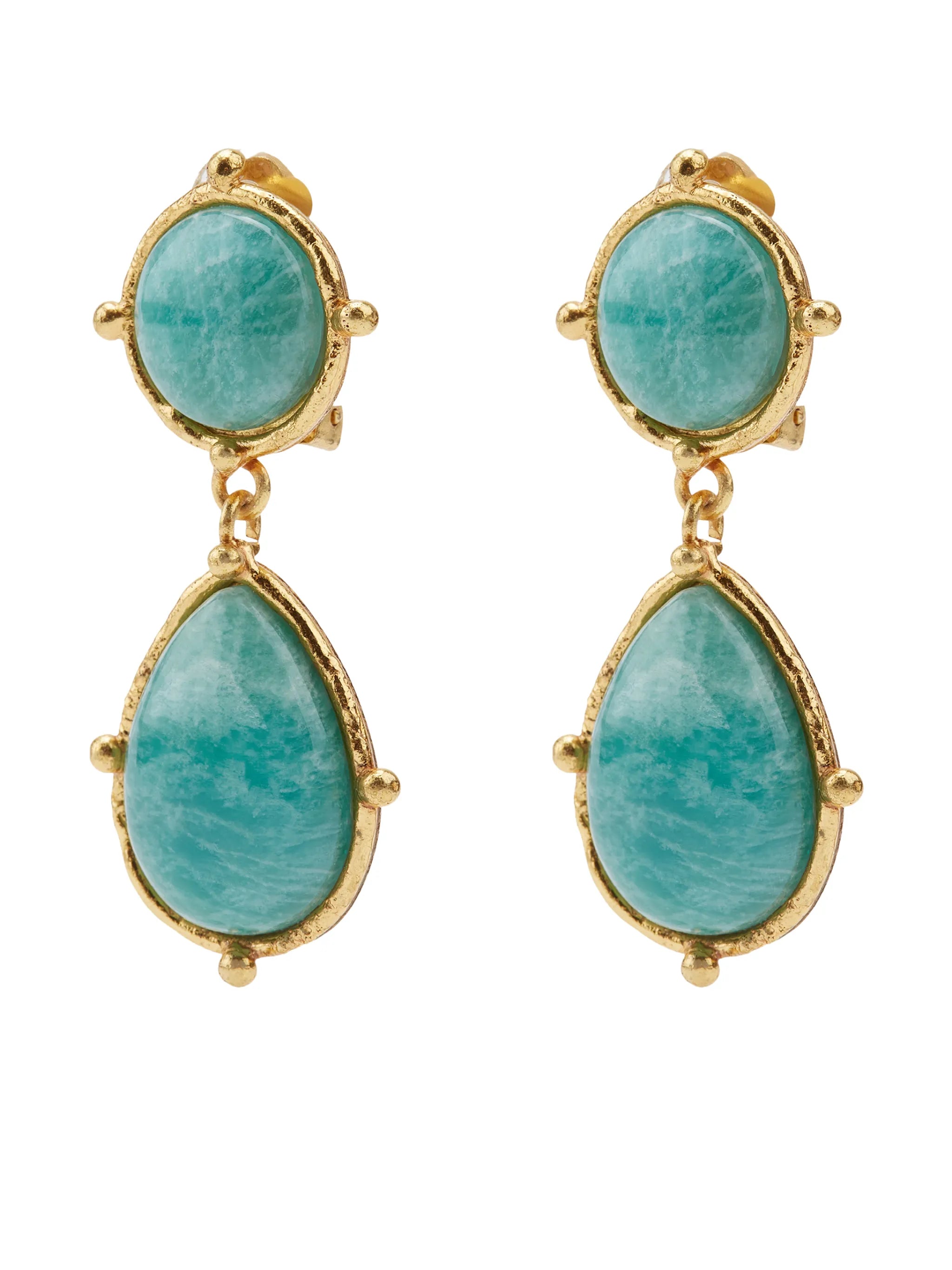 2 Pierres Dots clip-on earrings