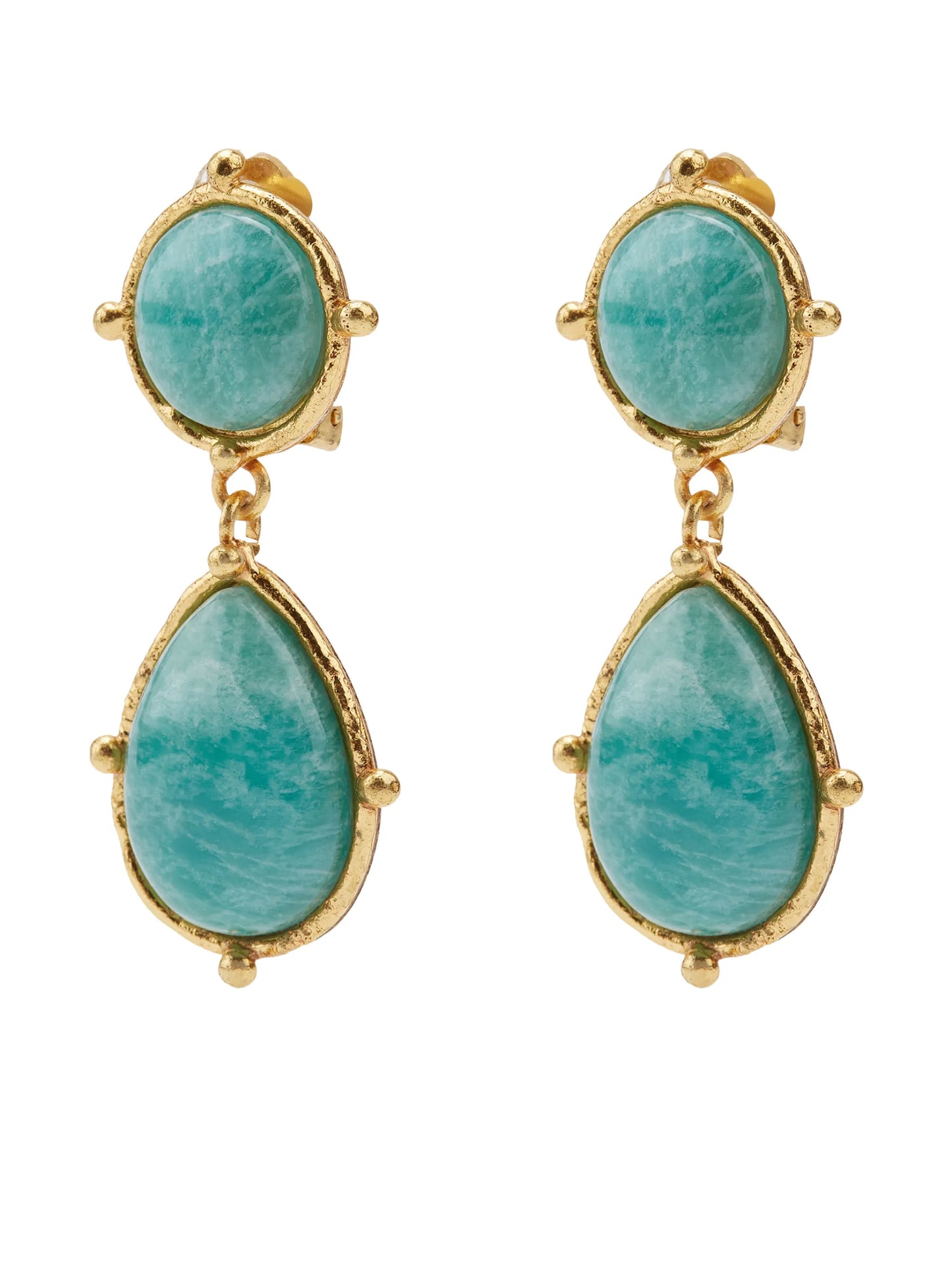 2 Pierres Dots clip-on earrings