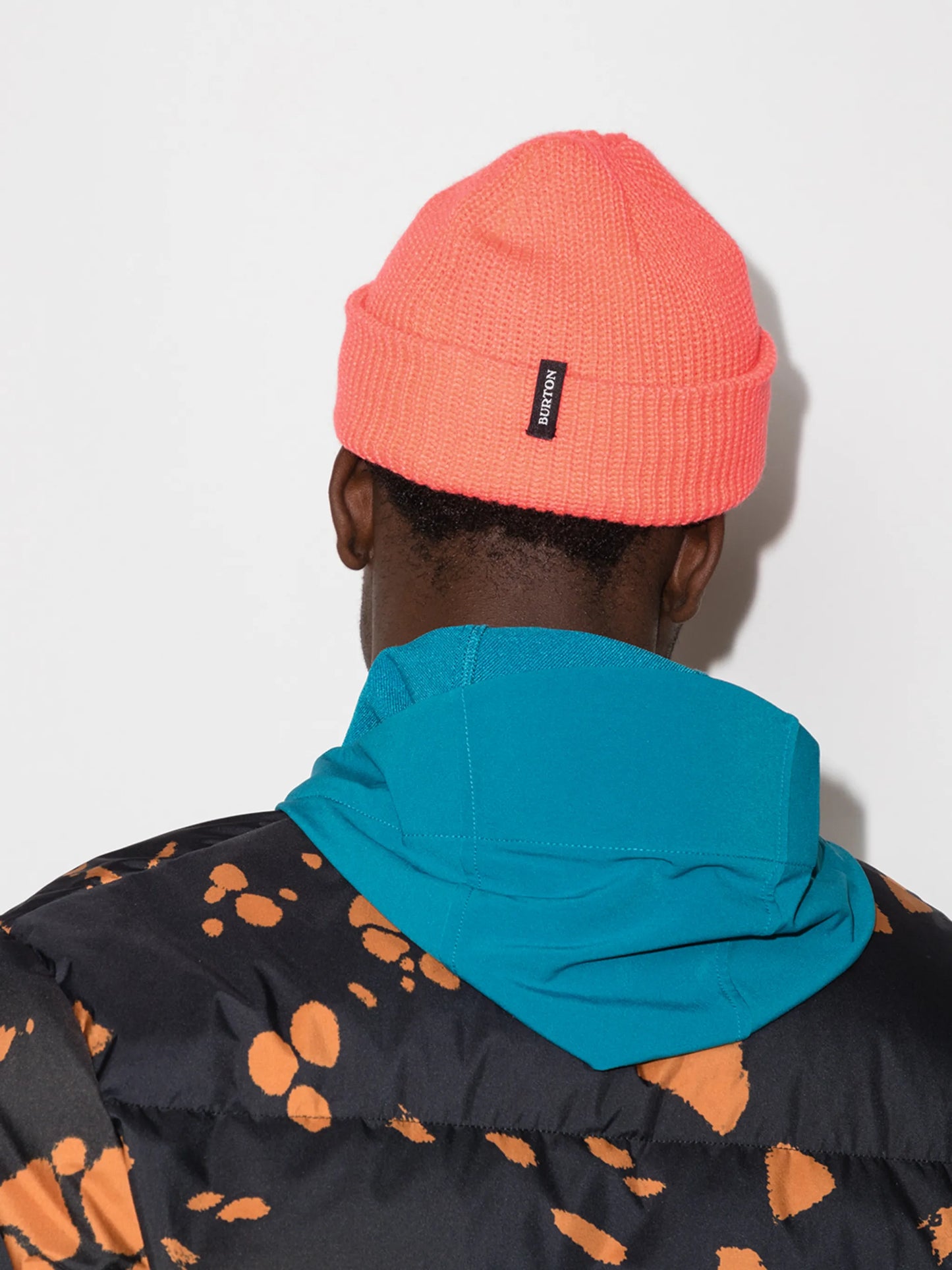 logo patch beanie set