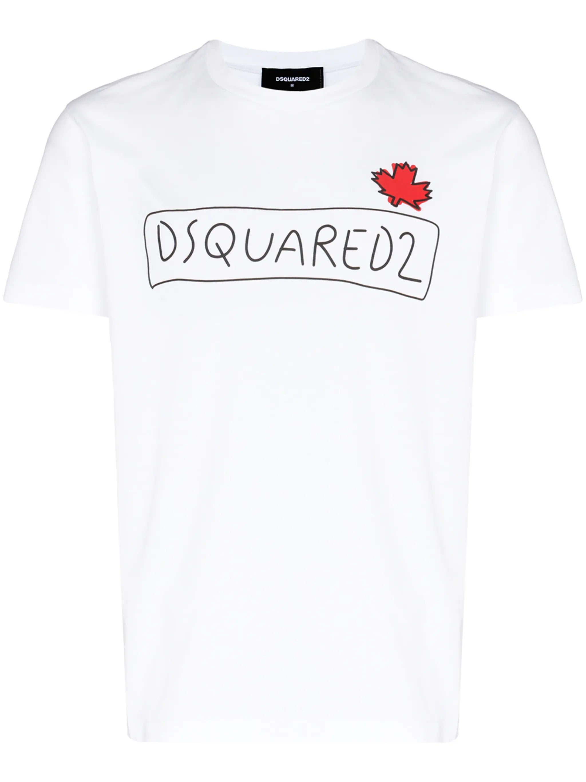 doodle-print T-shirt