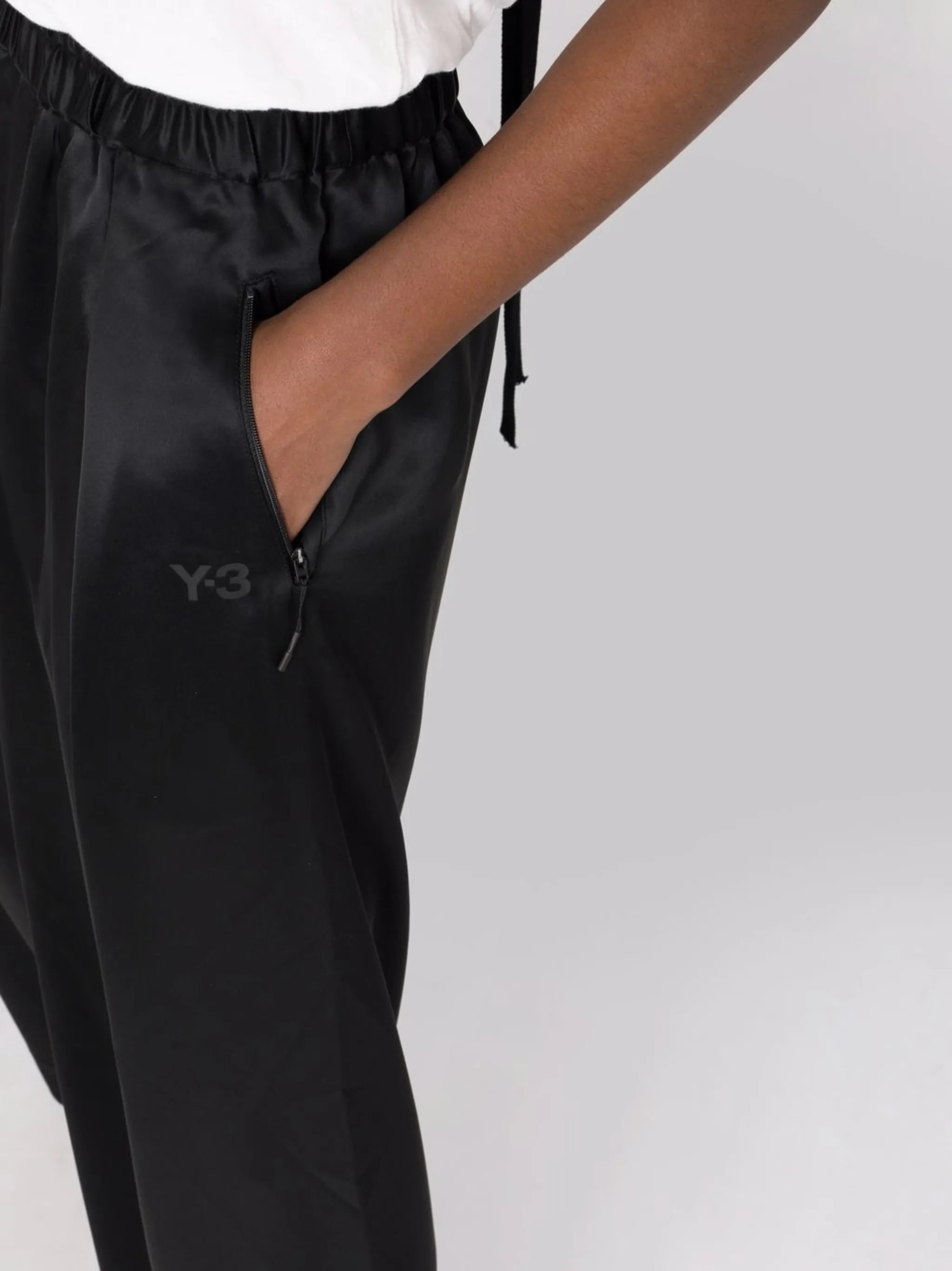 satin wide-leg trousers