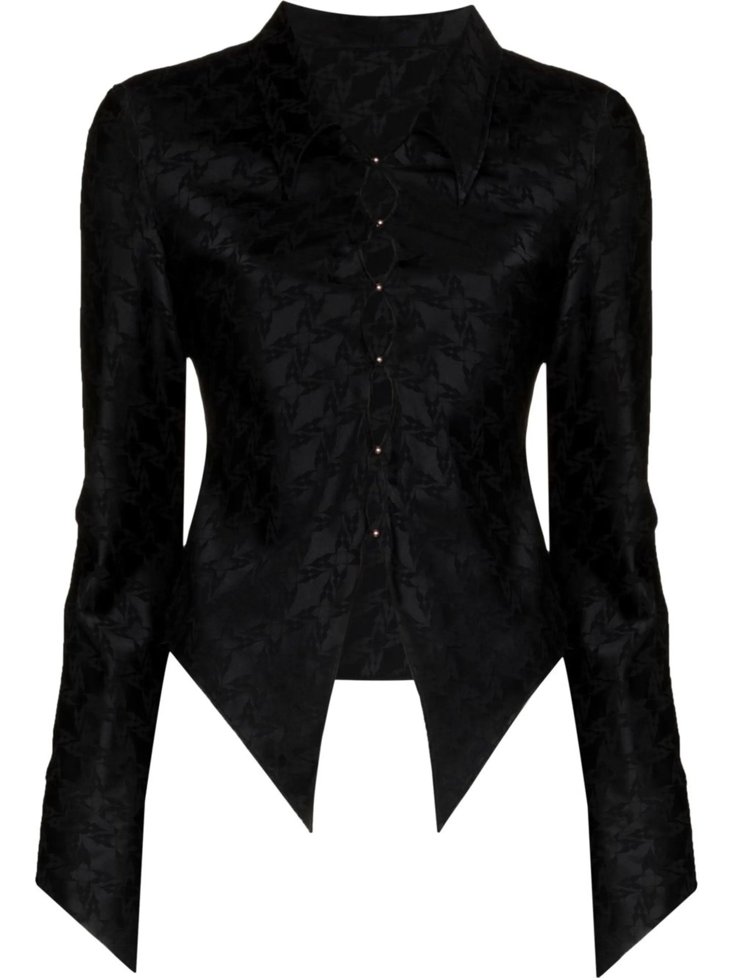 patterned fitted jacket