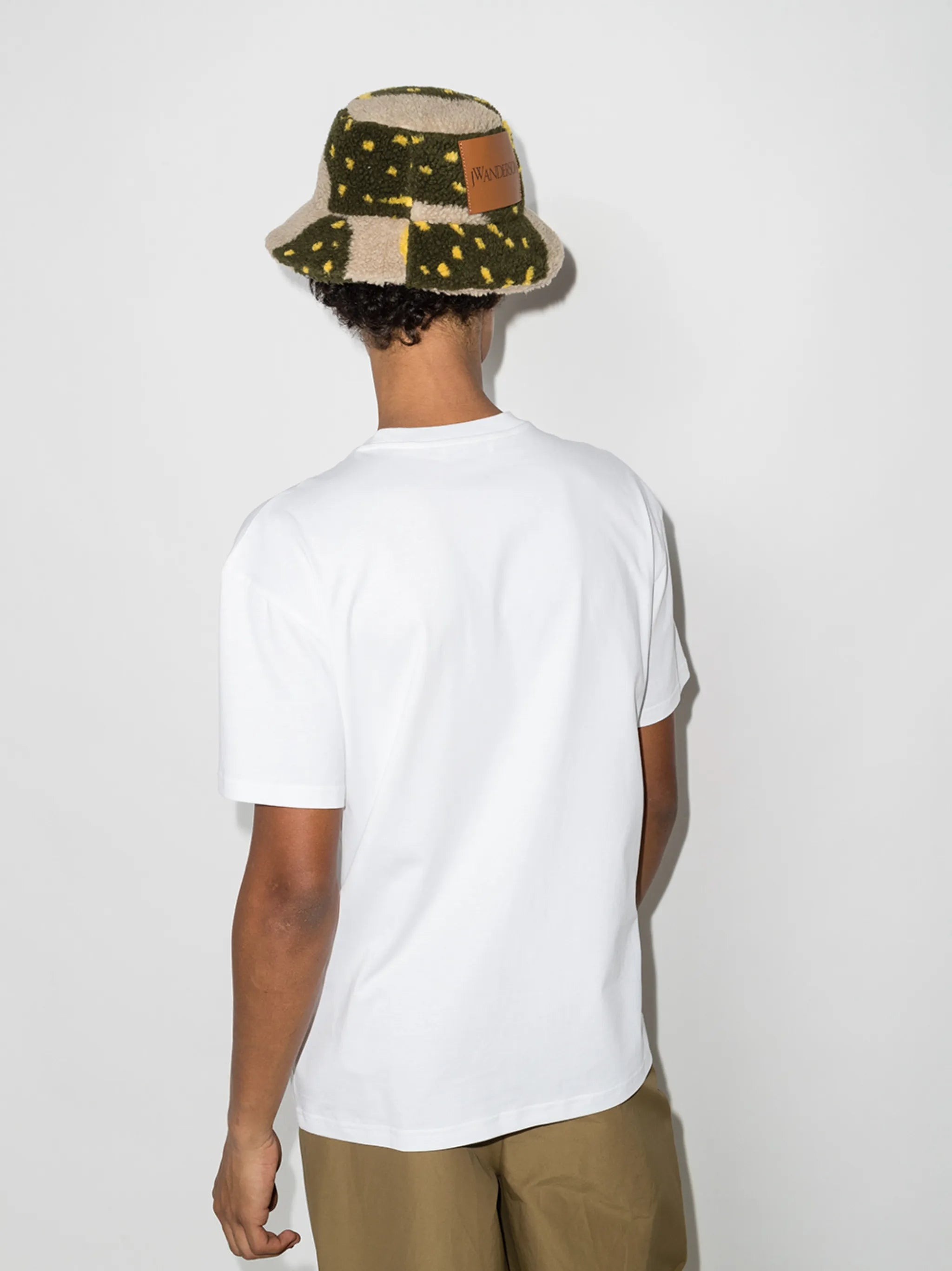 Anchor-patch cotton T-shirt