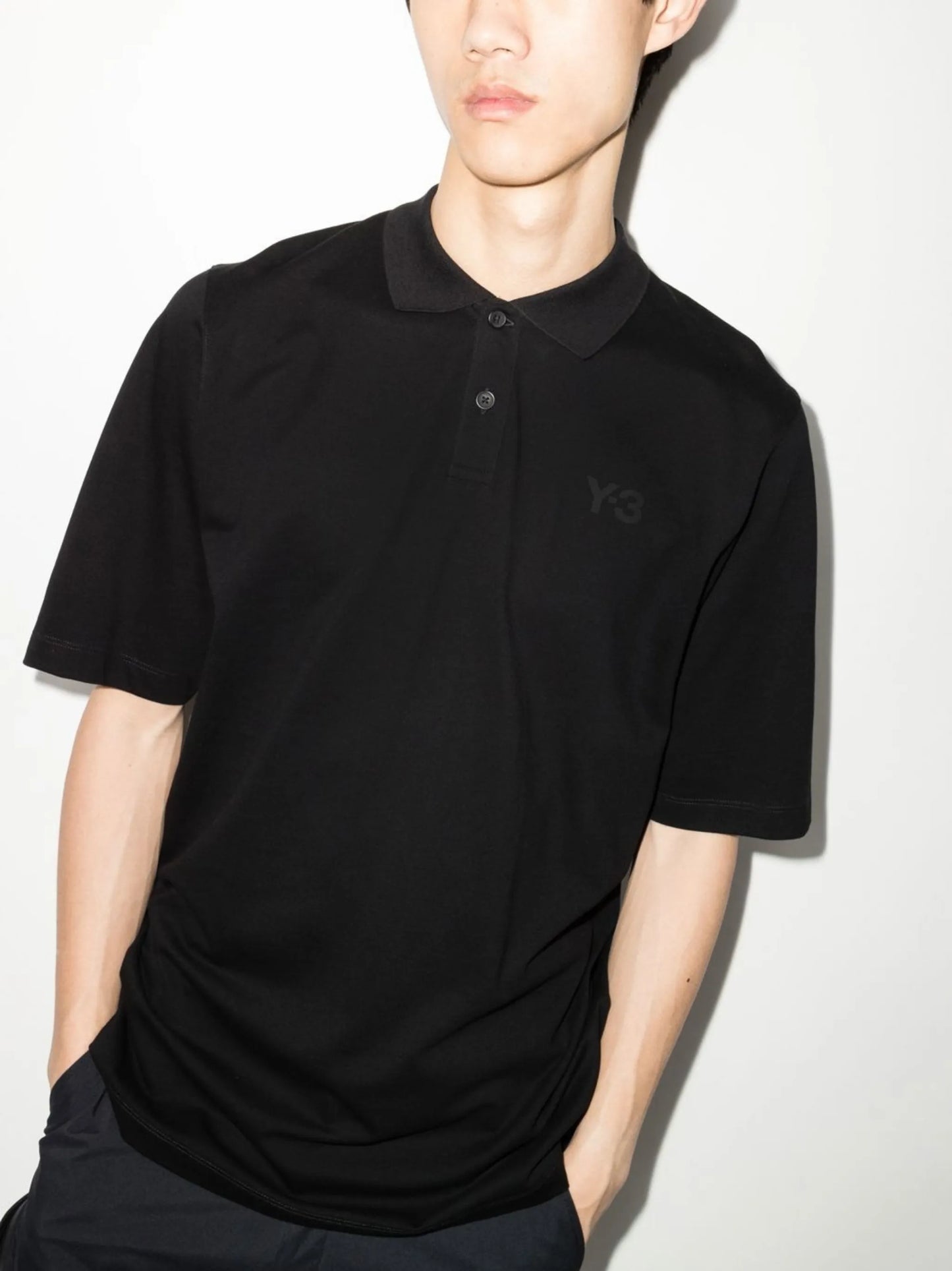 logo print polo shirt