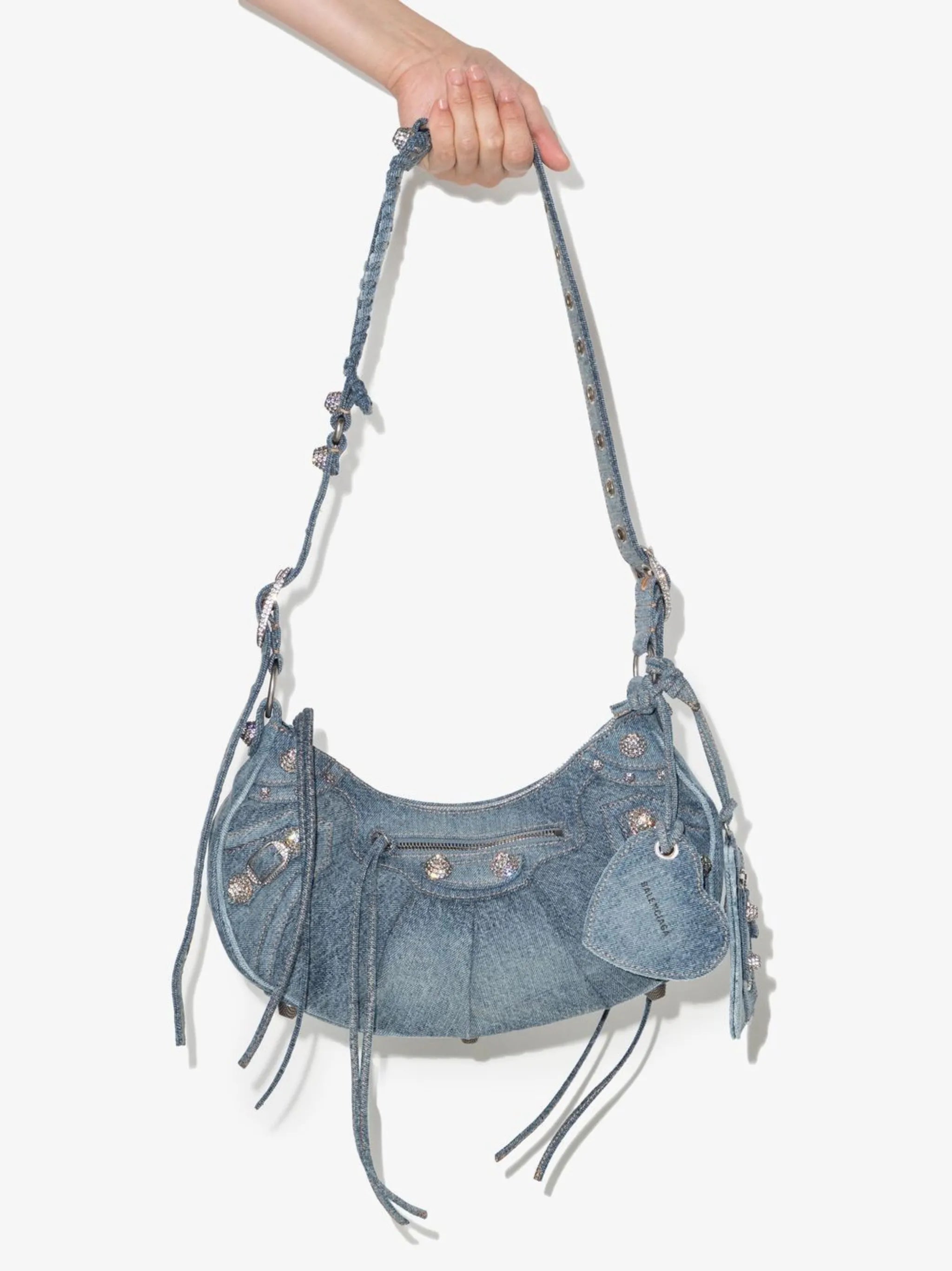 small Le Cagole denim shoulder bag