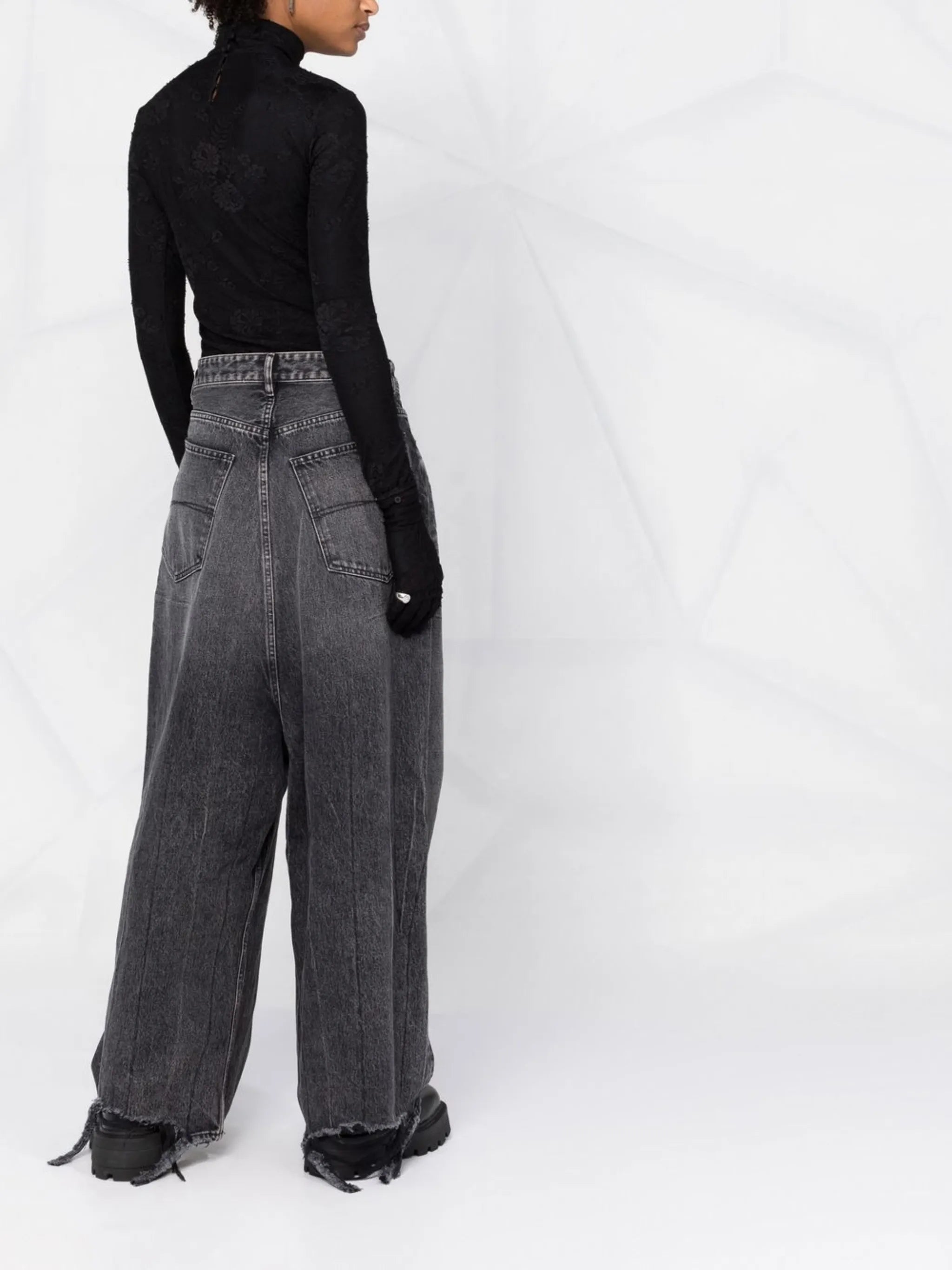 turtleneck glove top