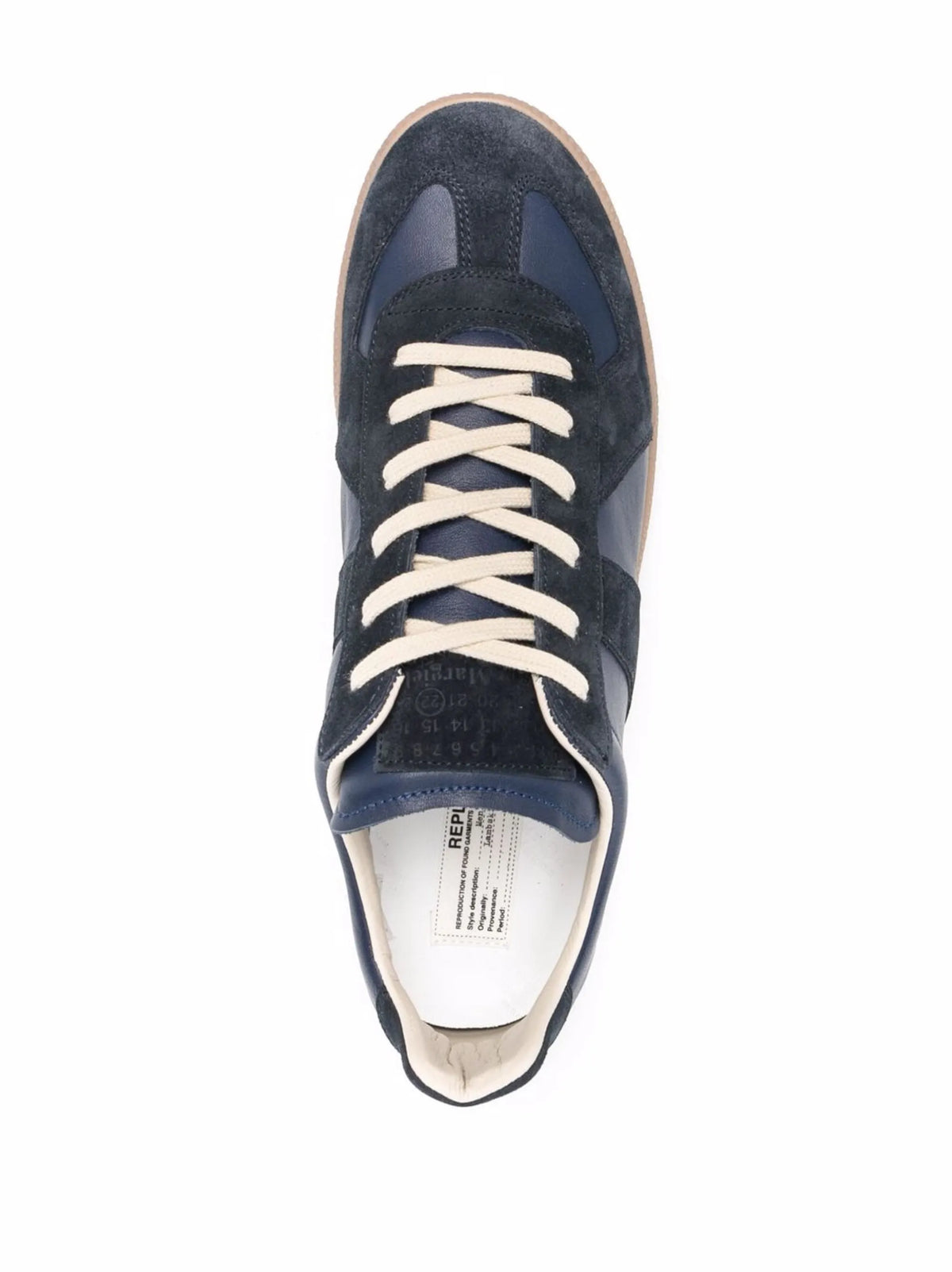 Replica low-top leather sneakers