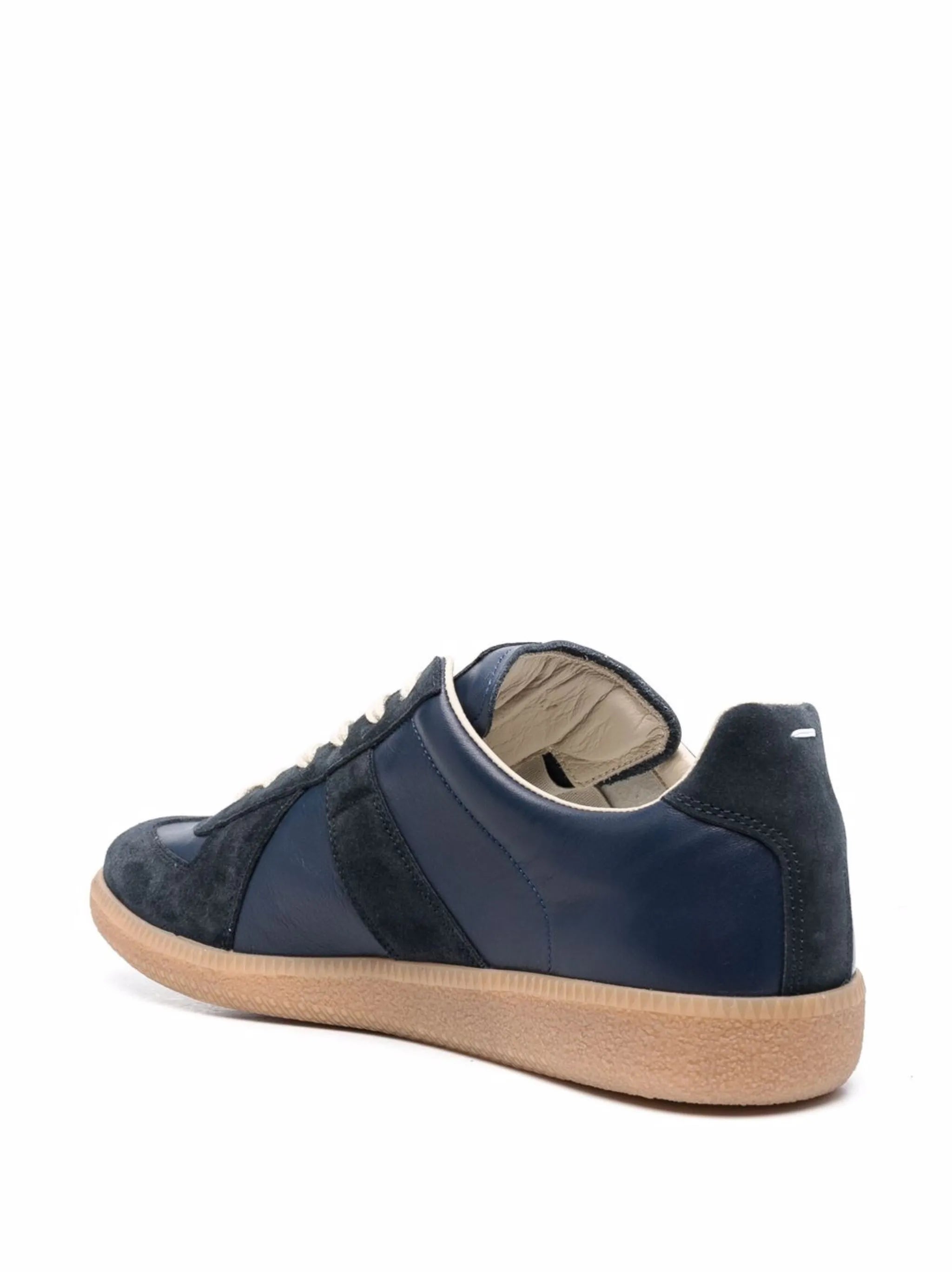 Replica low-top leather sneakers