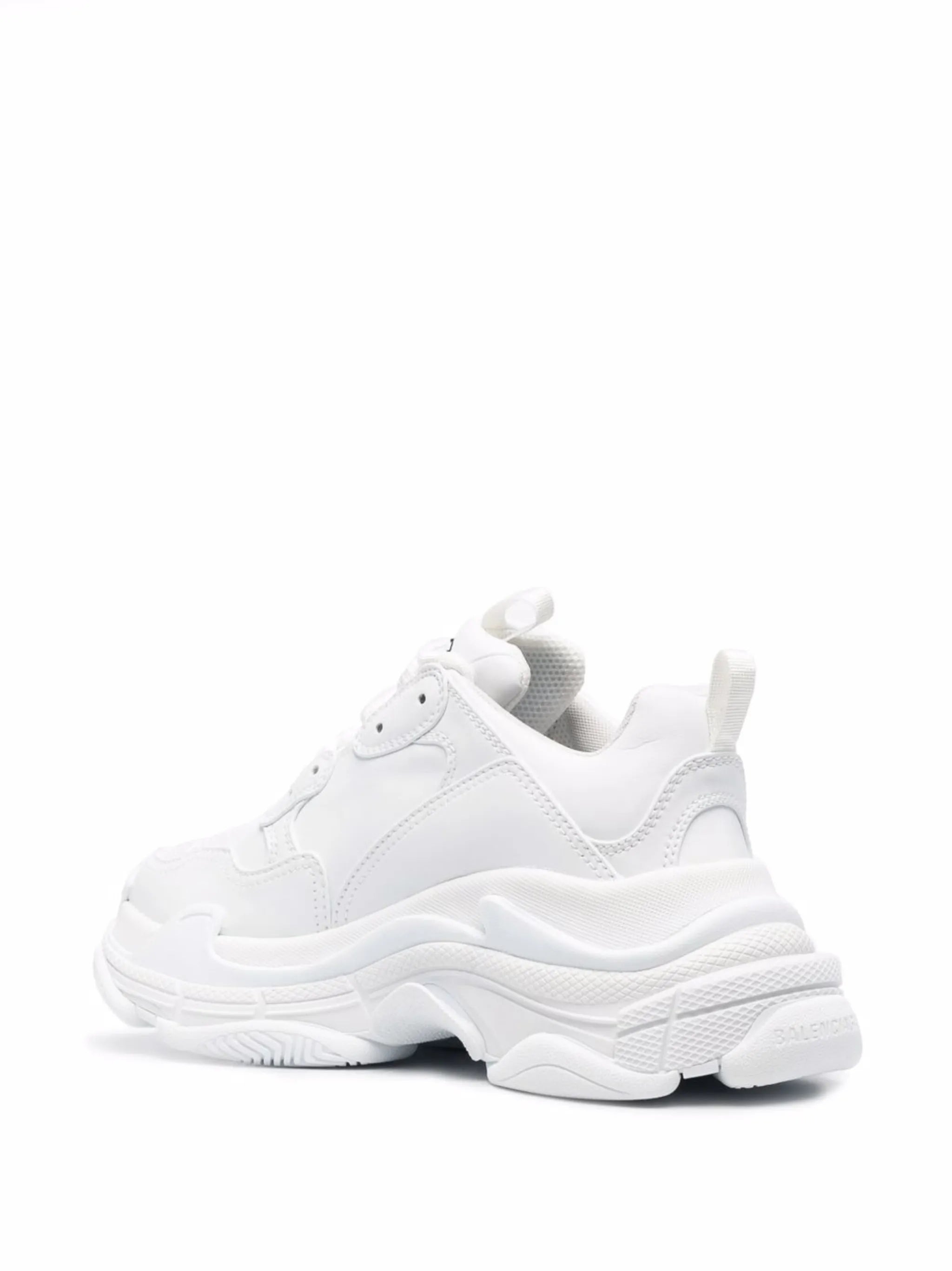 Triple S faux-leather sneakers