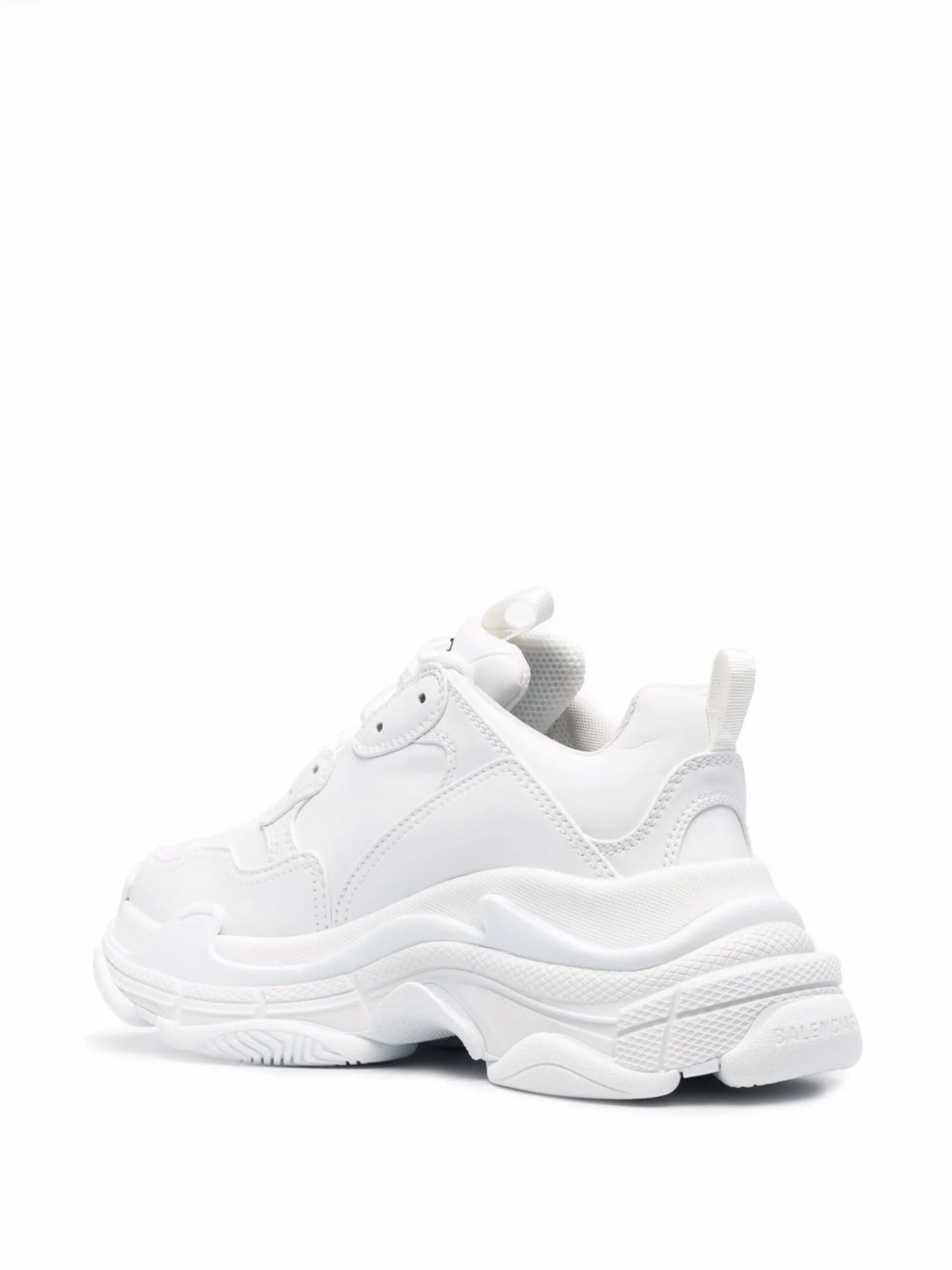 Triple S faux-leather sneakers