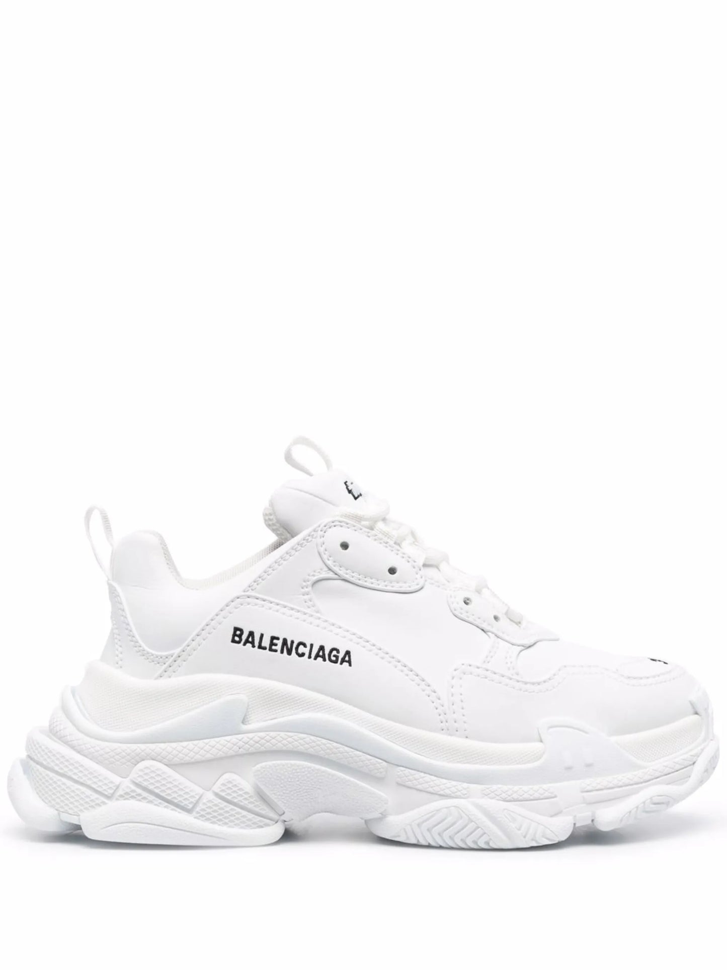 Triple S faux-leather sneakers
