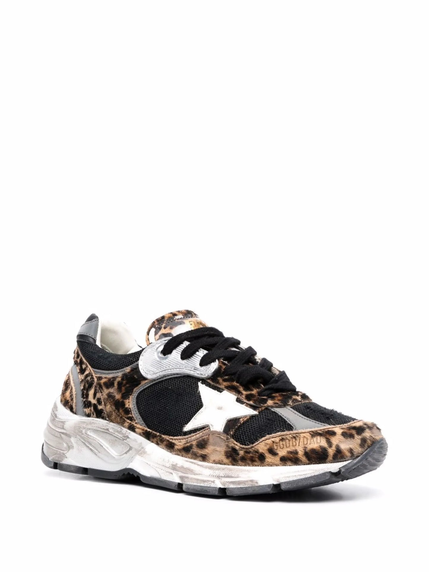 Running Sole leopard-patterned sneakers