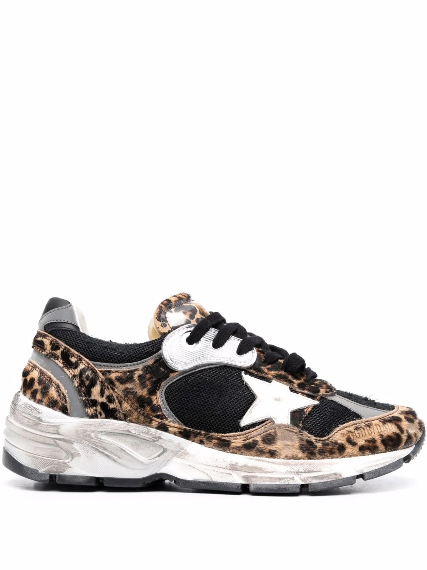 Running Sole leopard-patterned sneakers