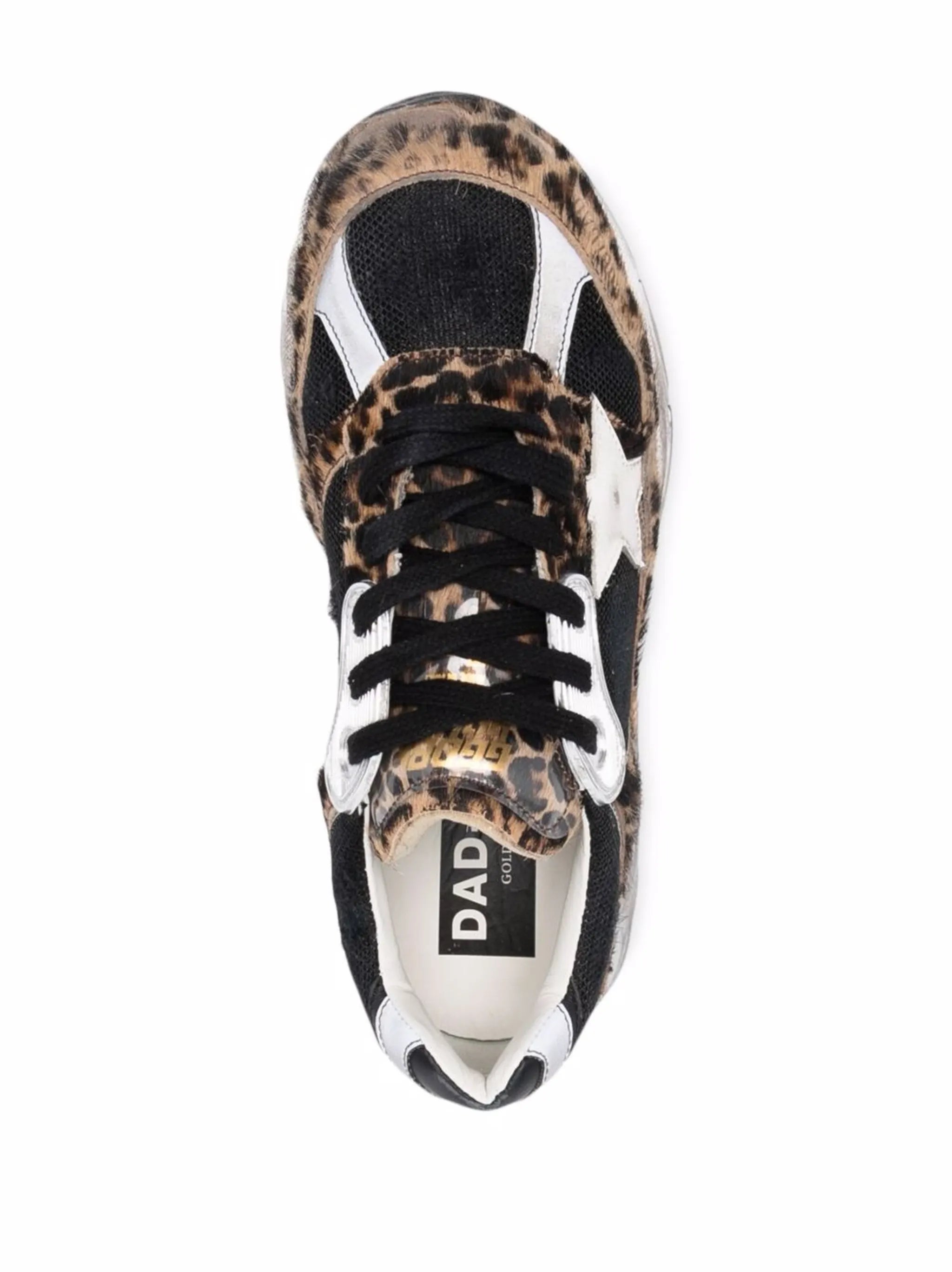 Running Sole leopard-patterned sneakers