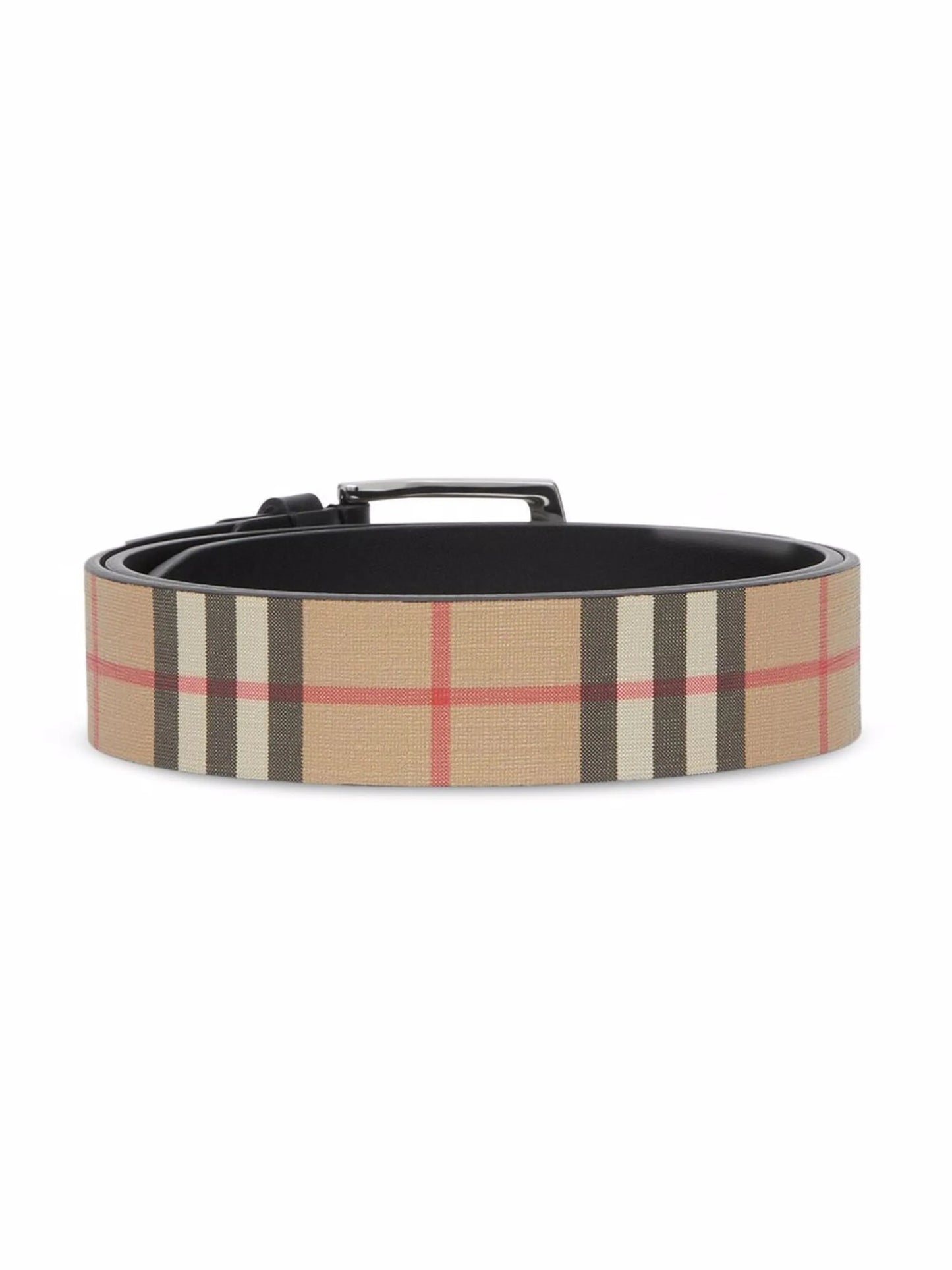 Vintage Check-print belt