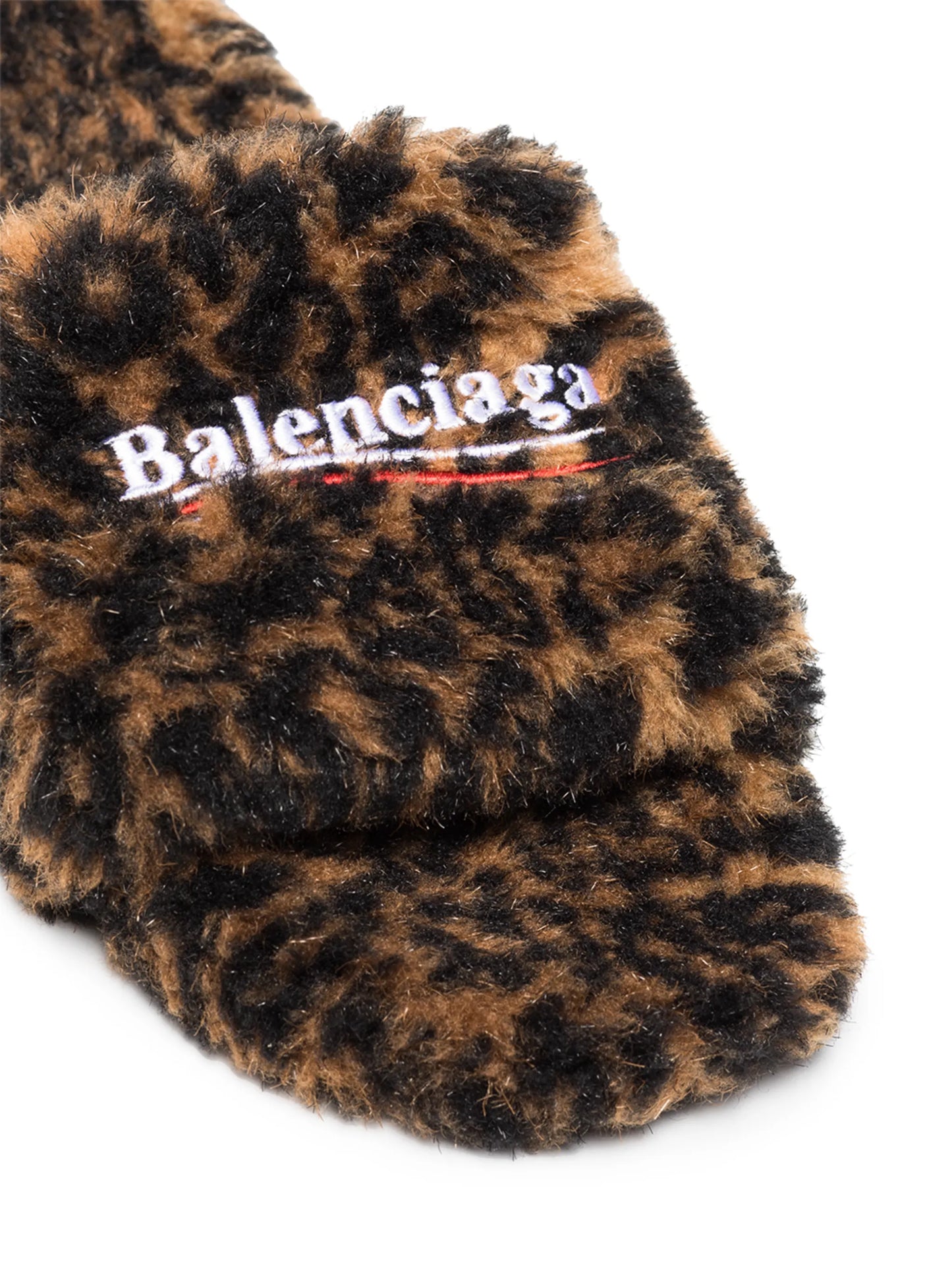 faux fur logo slides