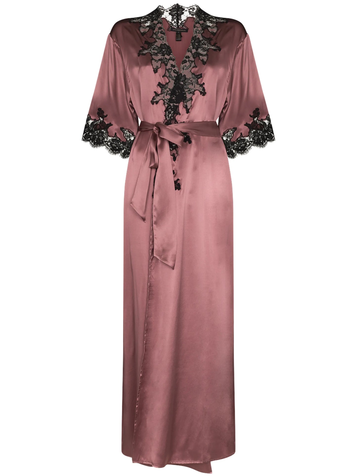 Orchid lace long robe