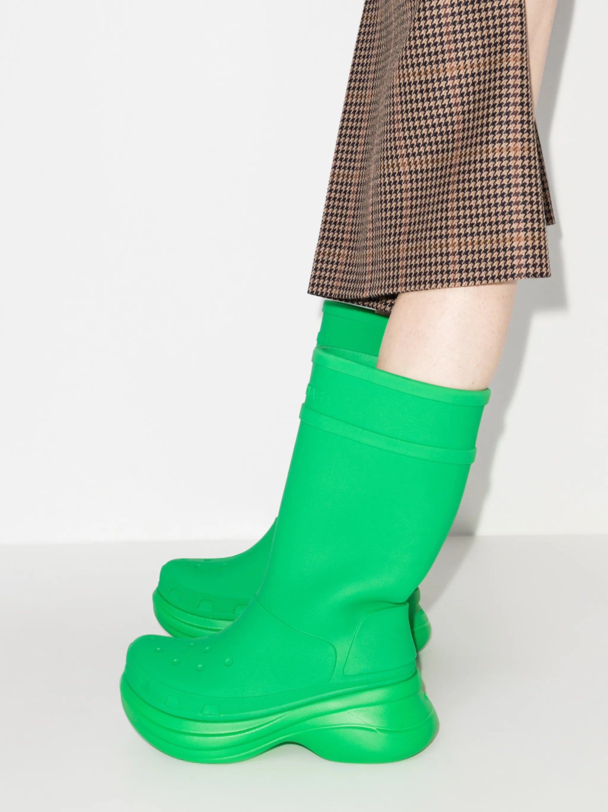 x Crocs chunky rain boots
