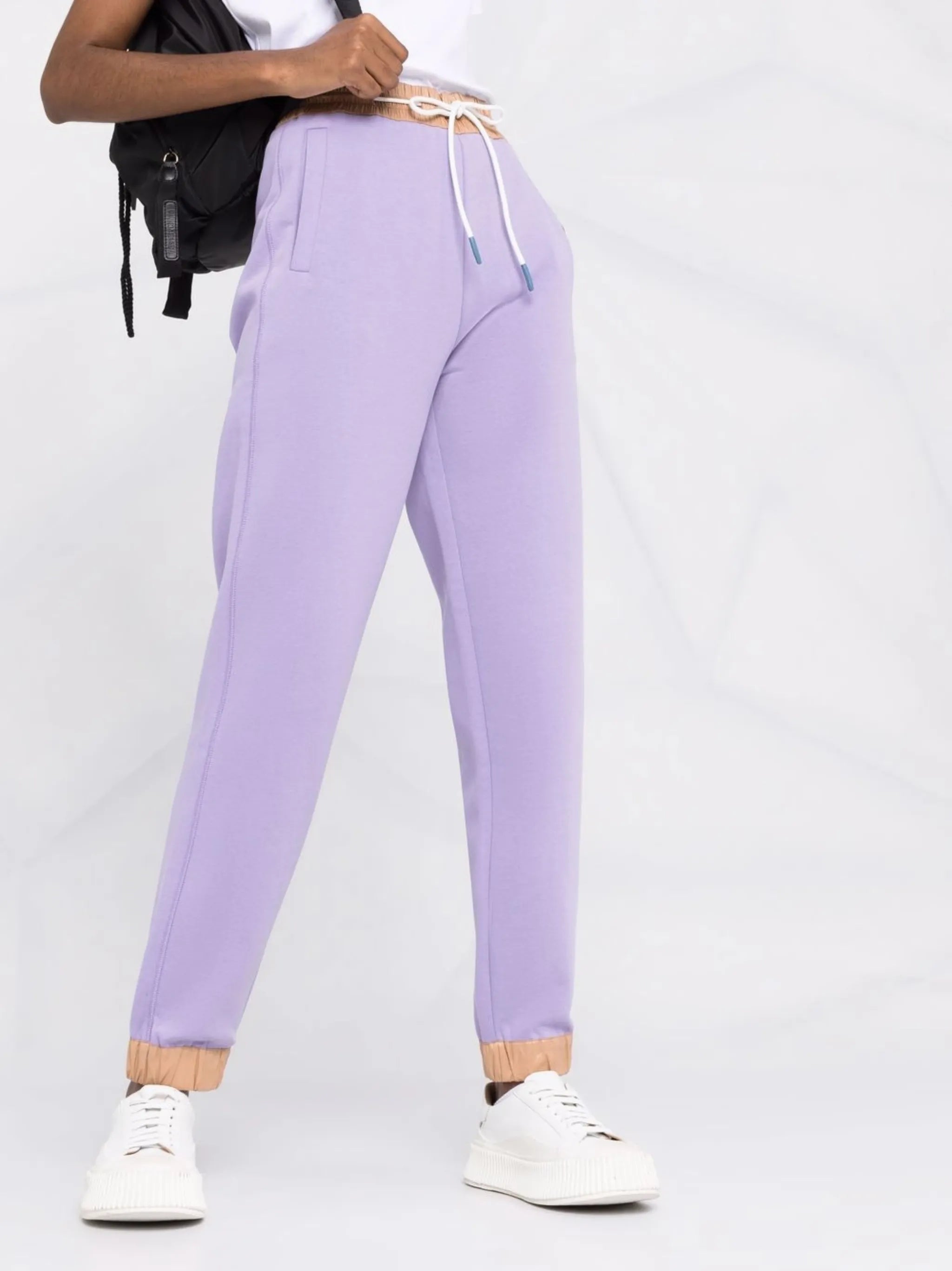 contrast-trim track pants
