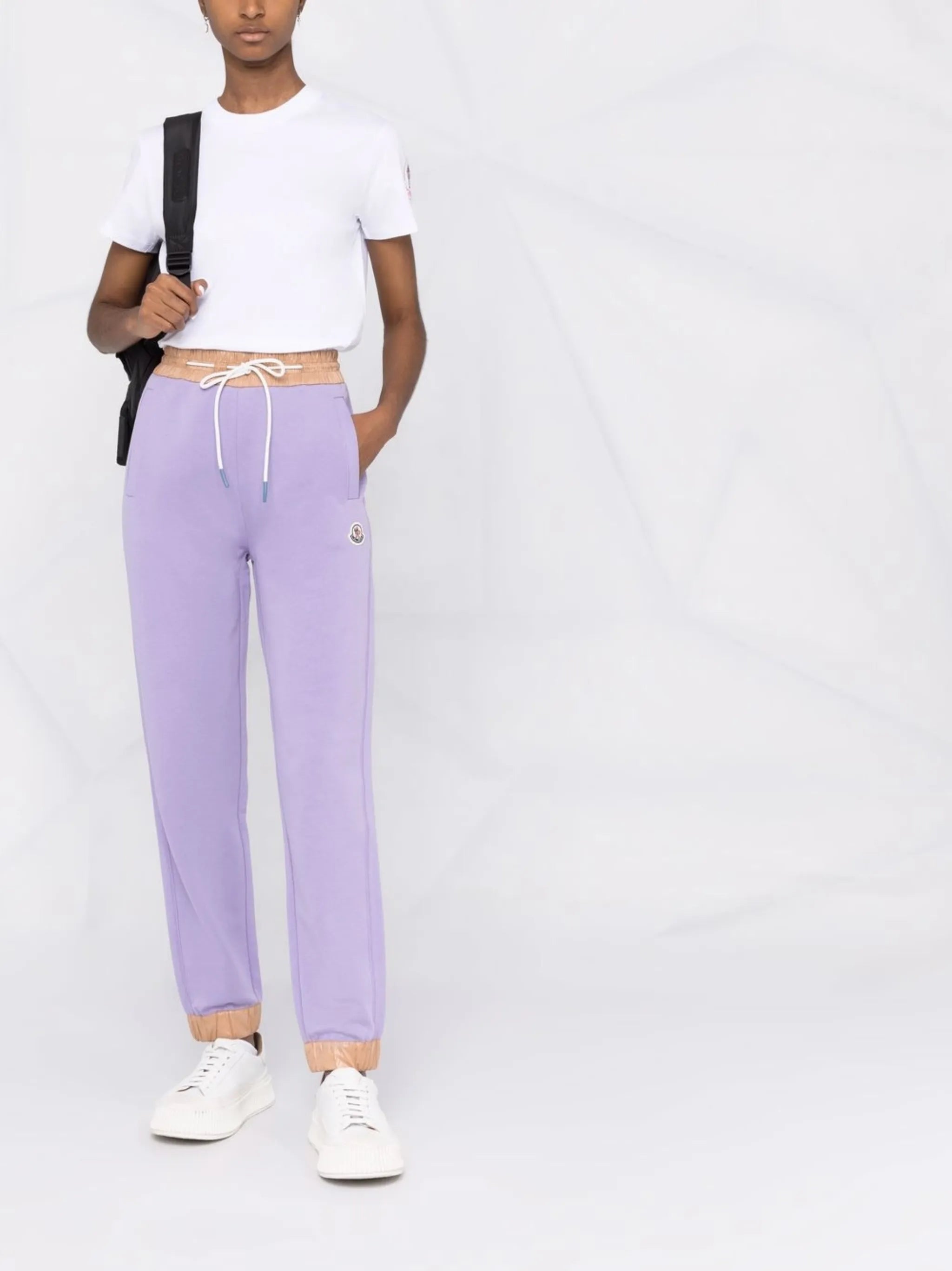 contrast-trim track pants