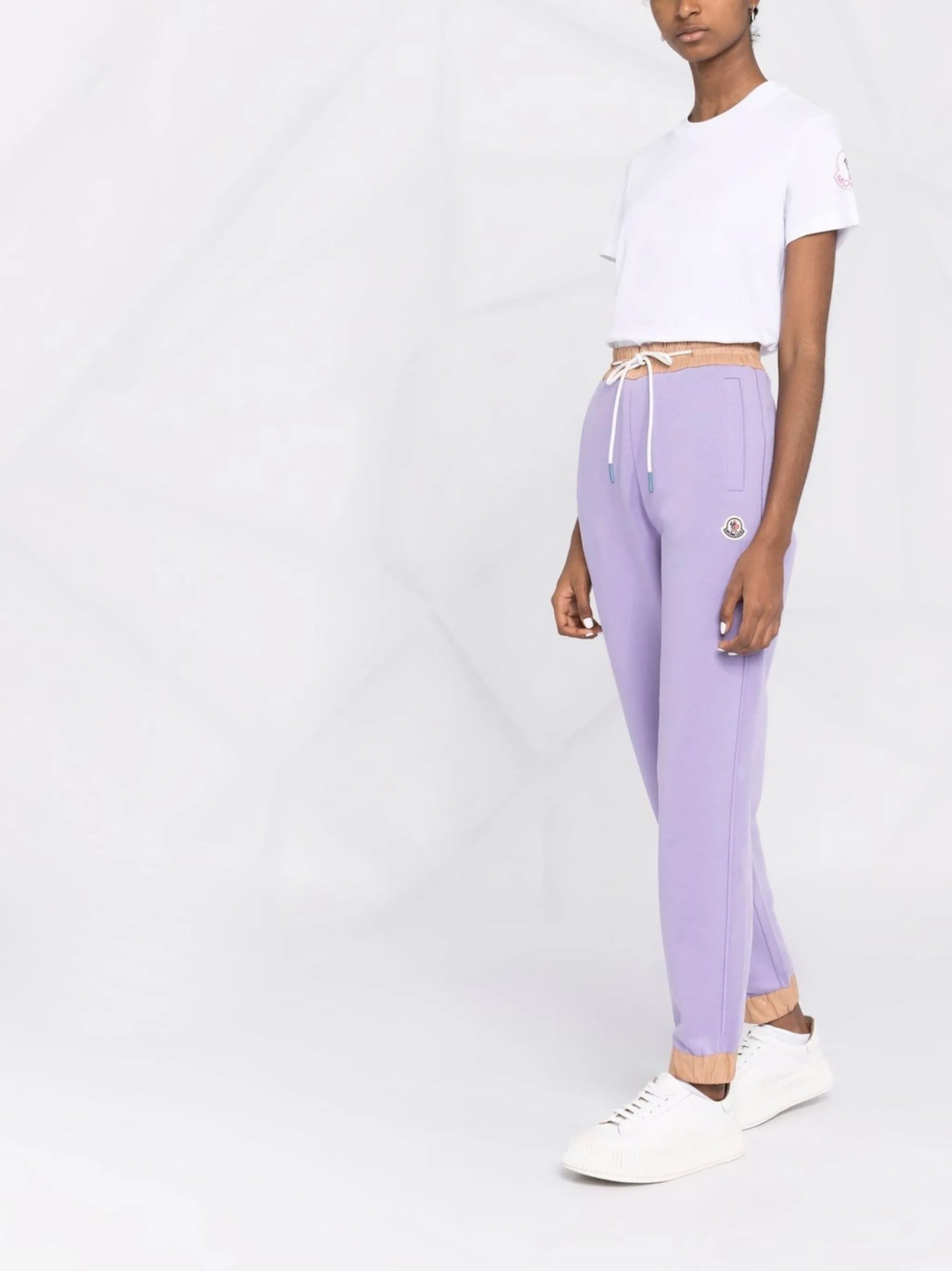 contrast-trim track pants