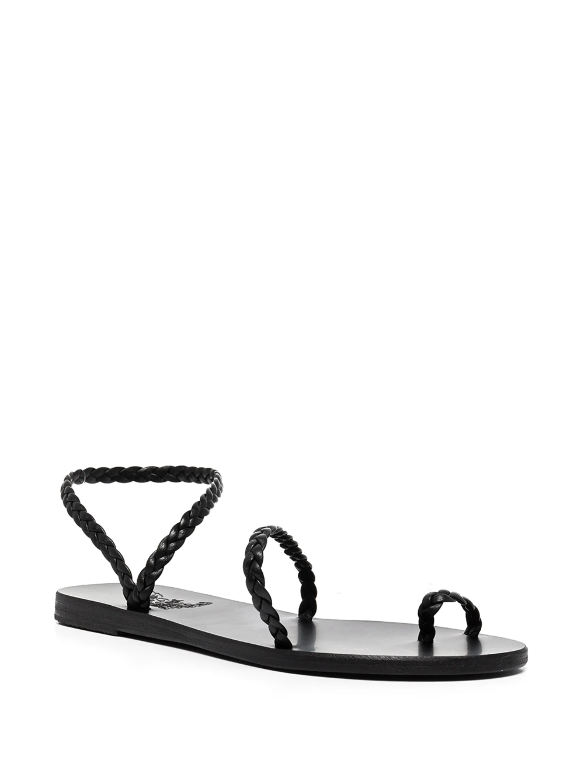 Eleftheria braided leather sandals