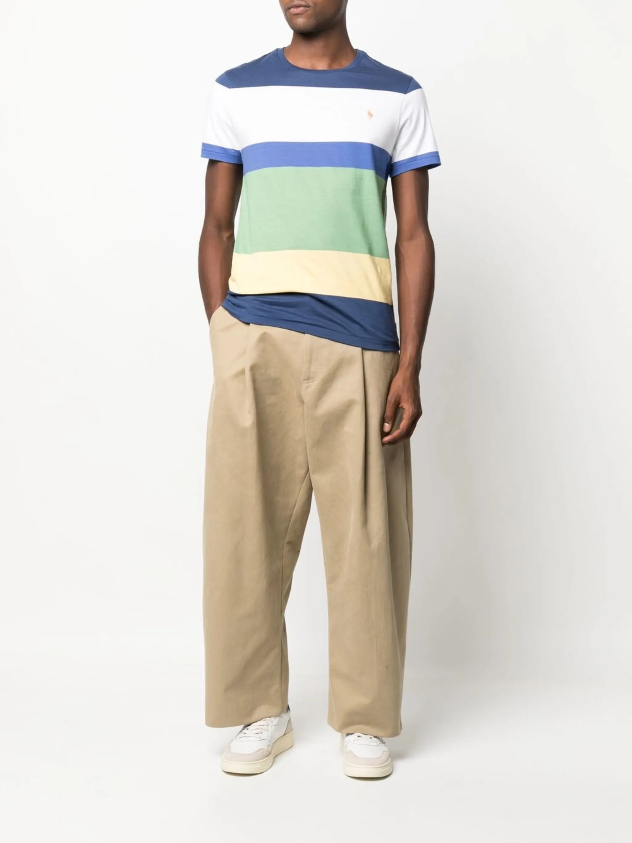 striped cotton T-shirt