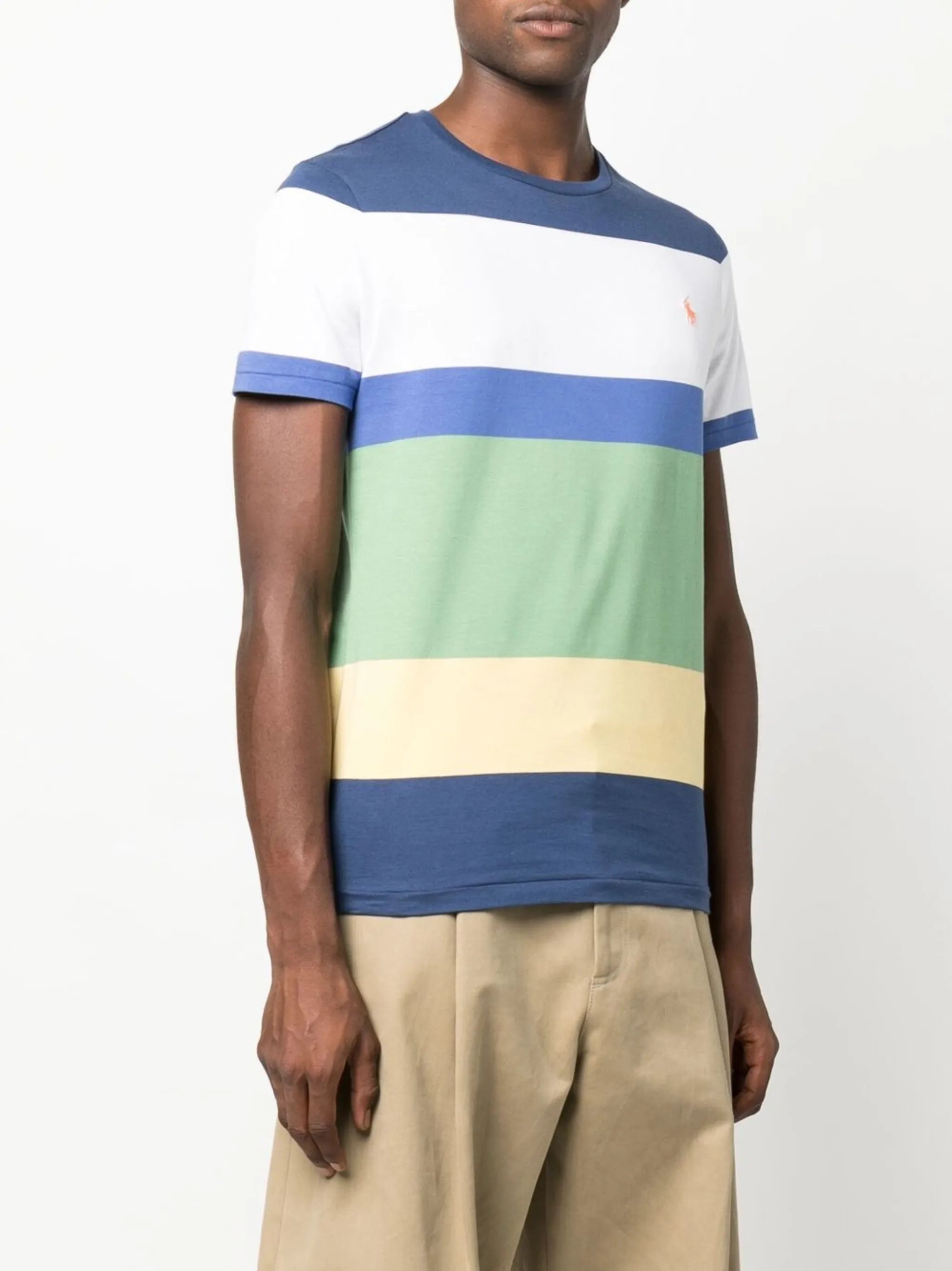 striped cotton T-shirt