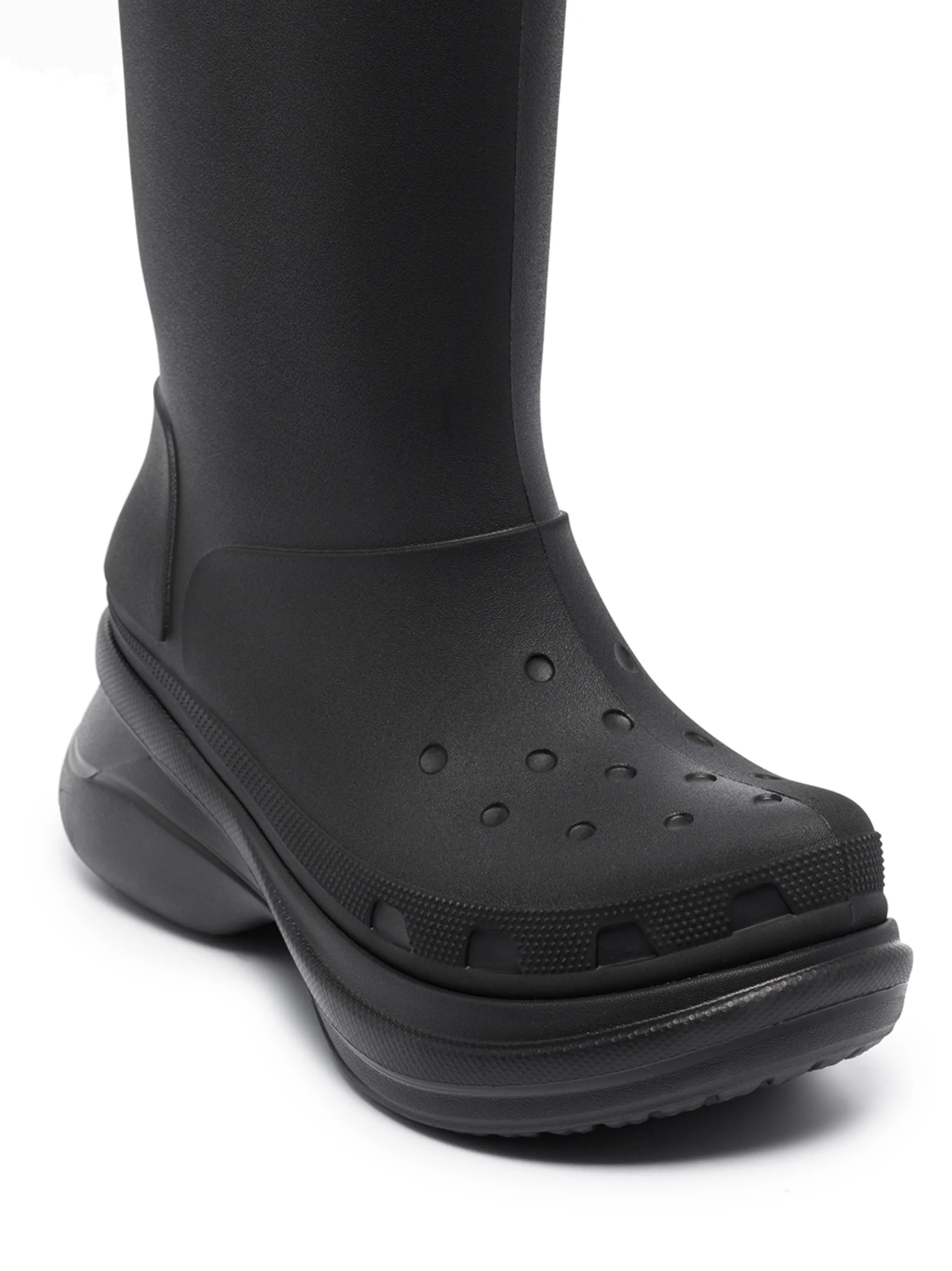 x Crocs logo-embossed boots