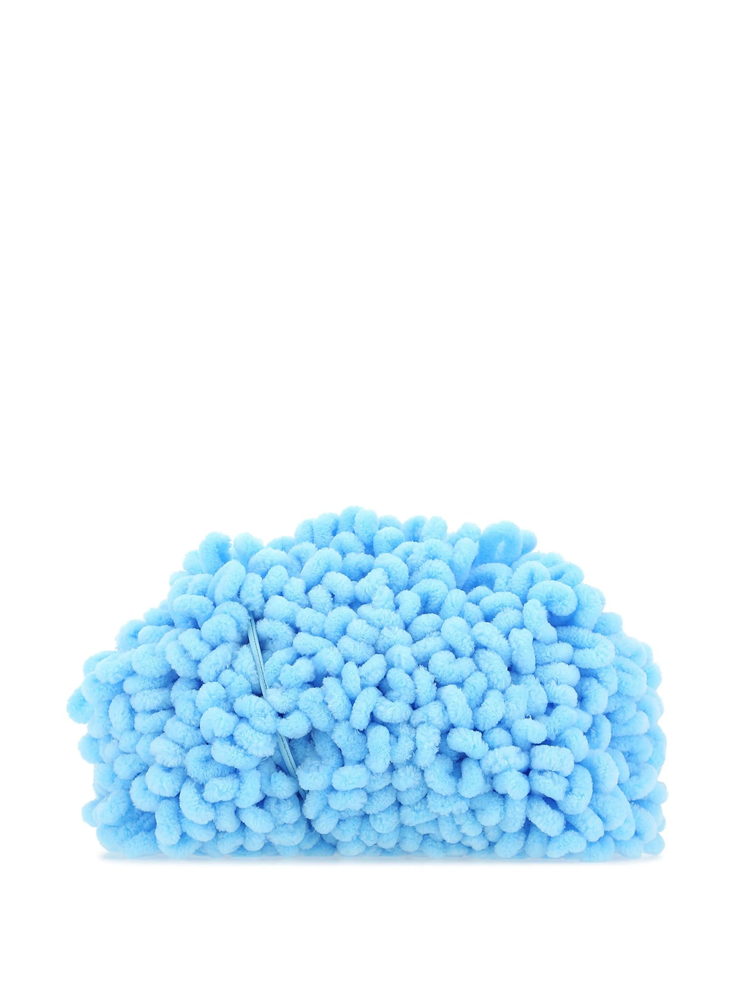 mop-effect clutch bag