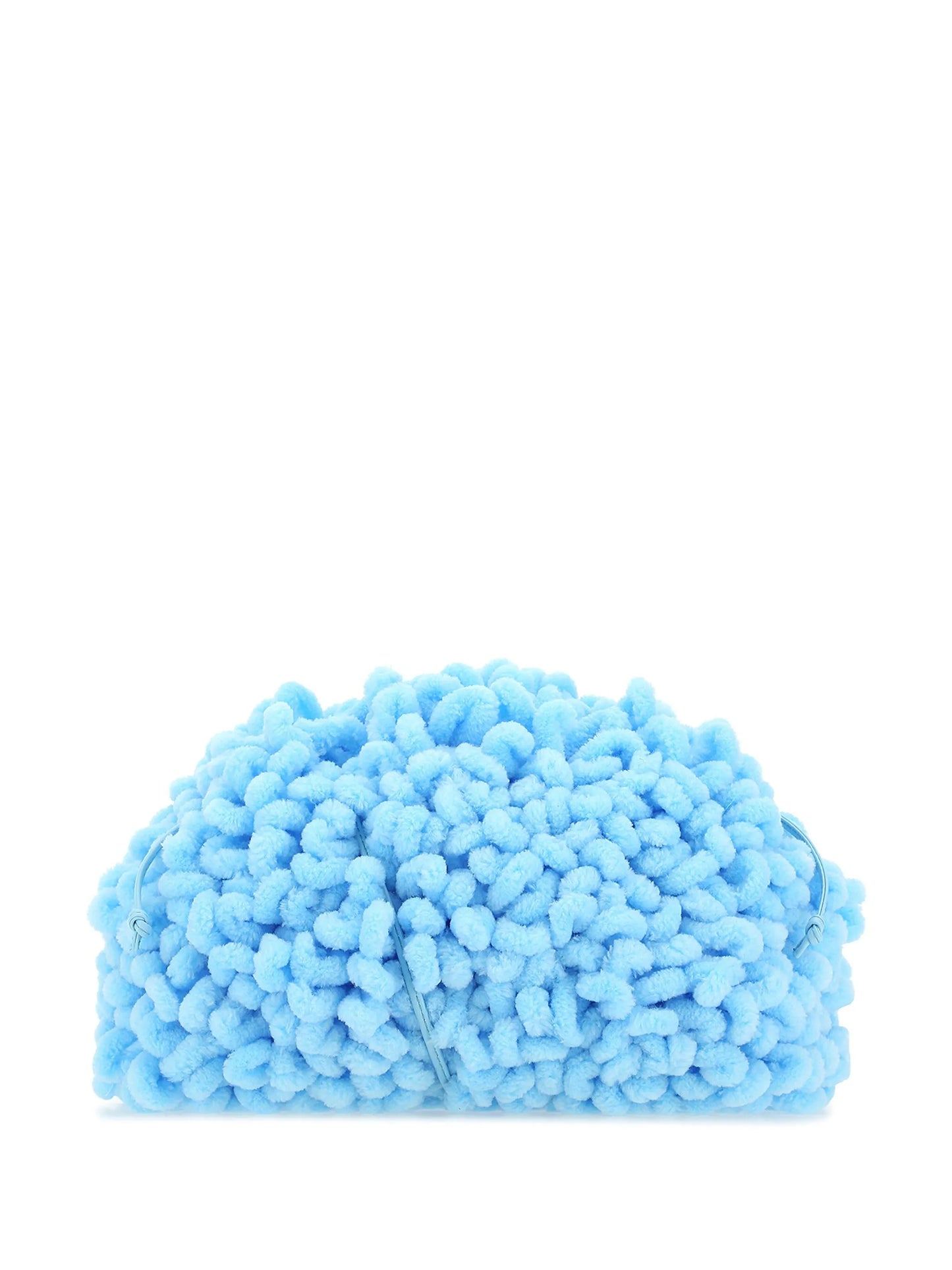 mop-effect clutch bag