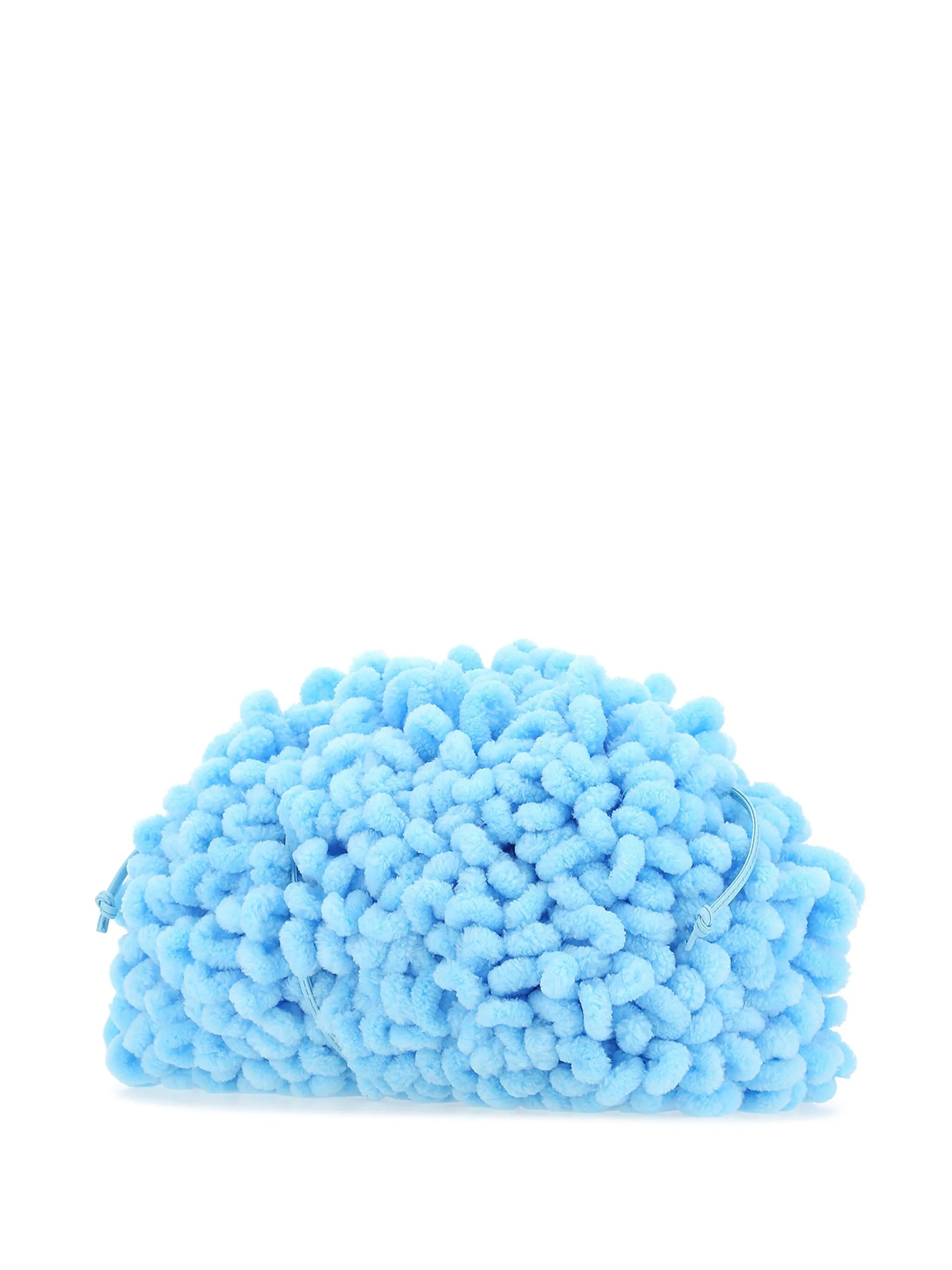 mop-effect clutch bag