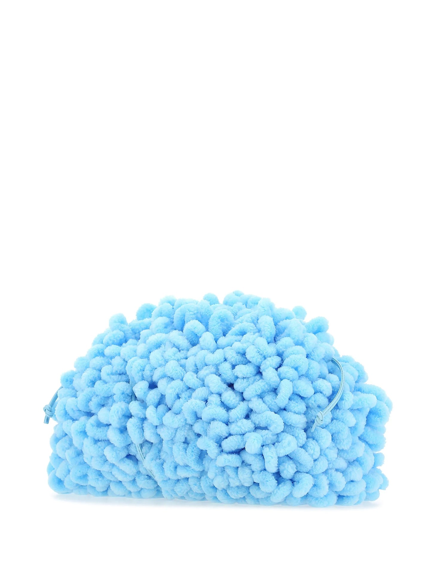 mop-effect clutch bag
