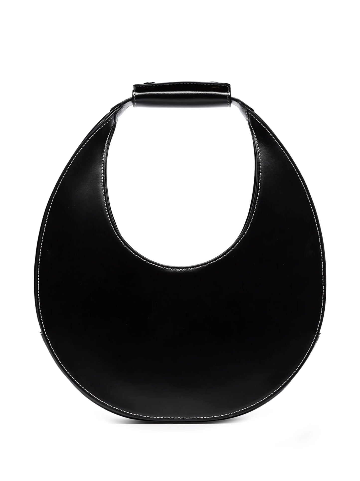 Moon leather tote bag