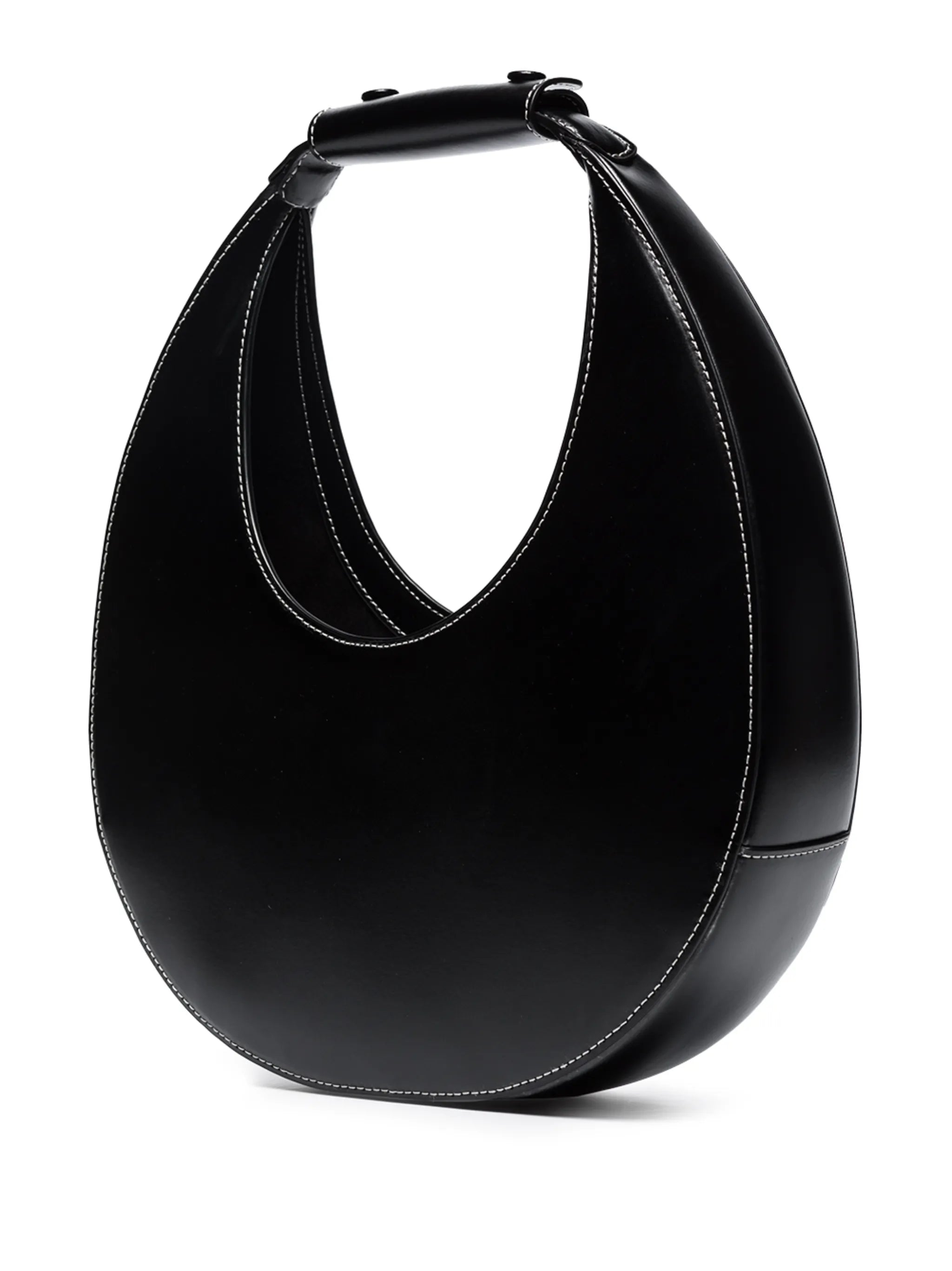 Moon leather tote bag
