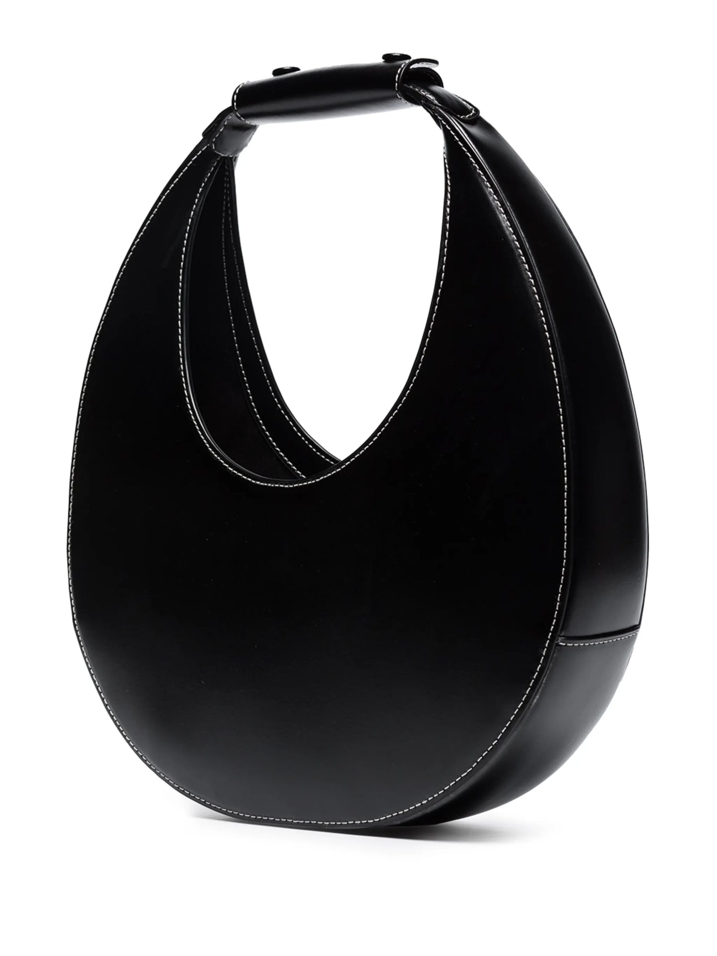 Moon leather tote bag