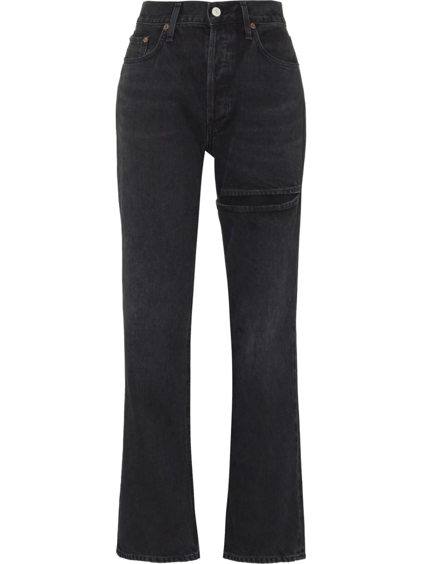 Lana mid-rise straight-leg jeans